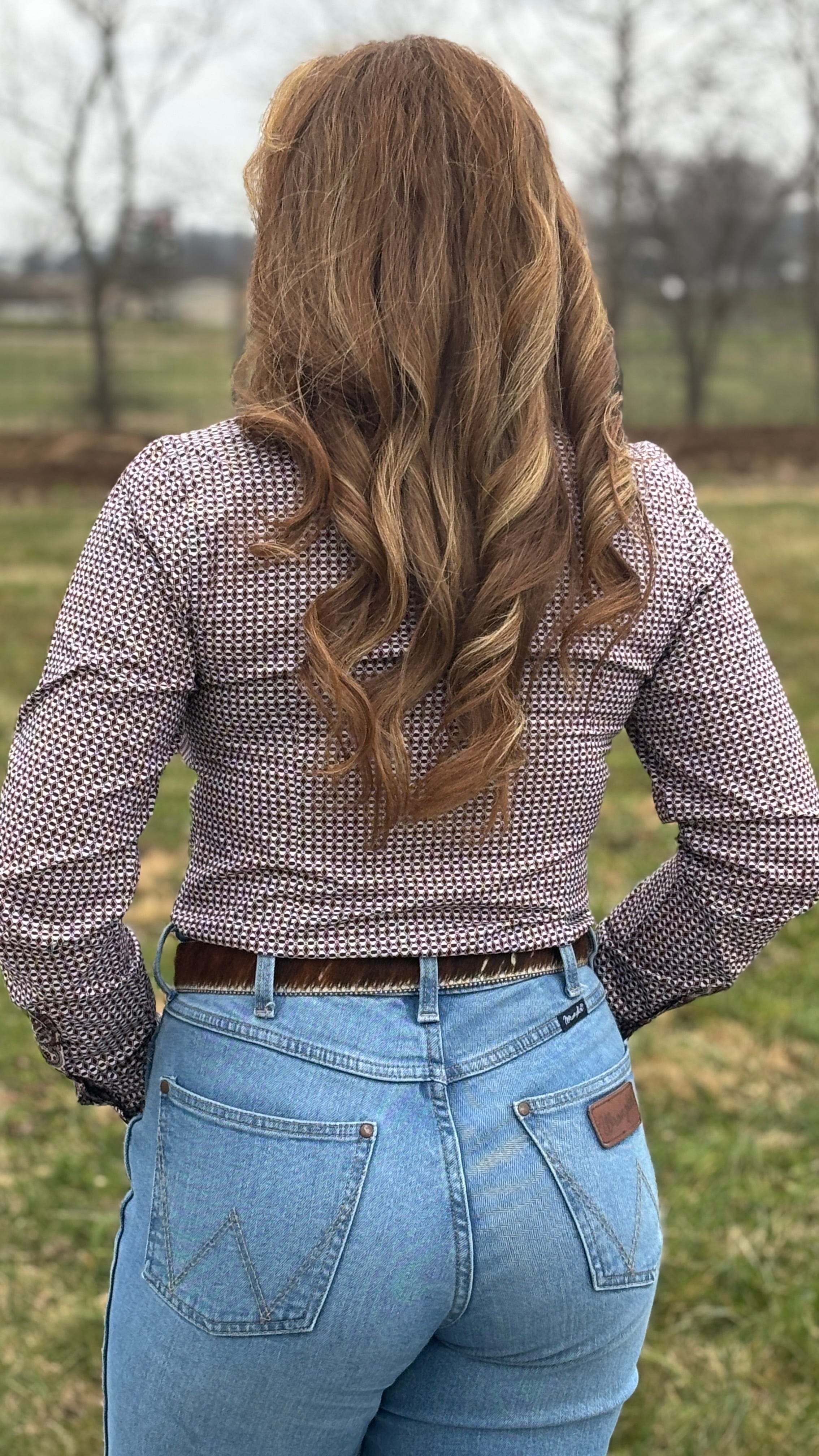 Ladies Cinch ~ Mulberry Geo - Henderson's Western Store