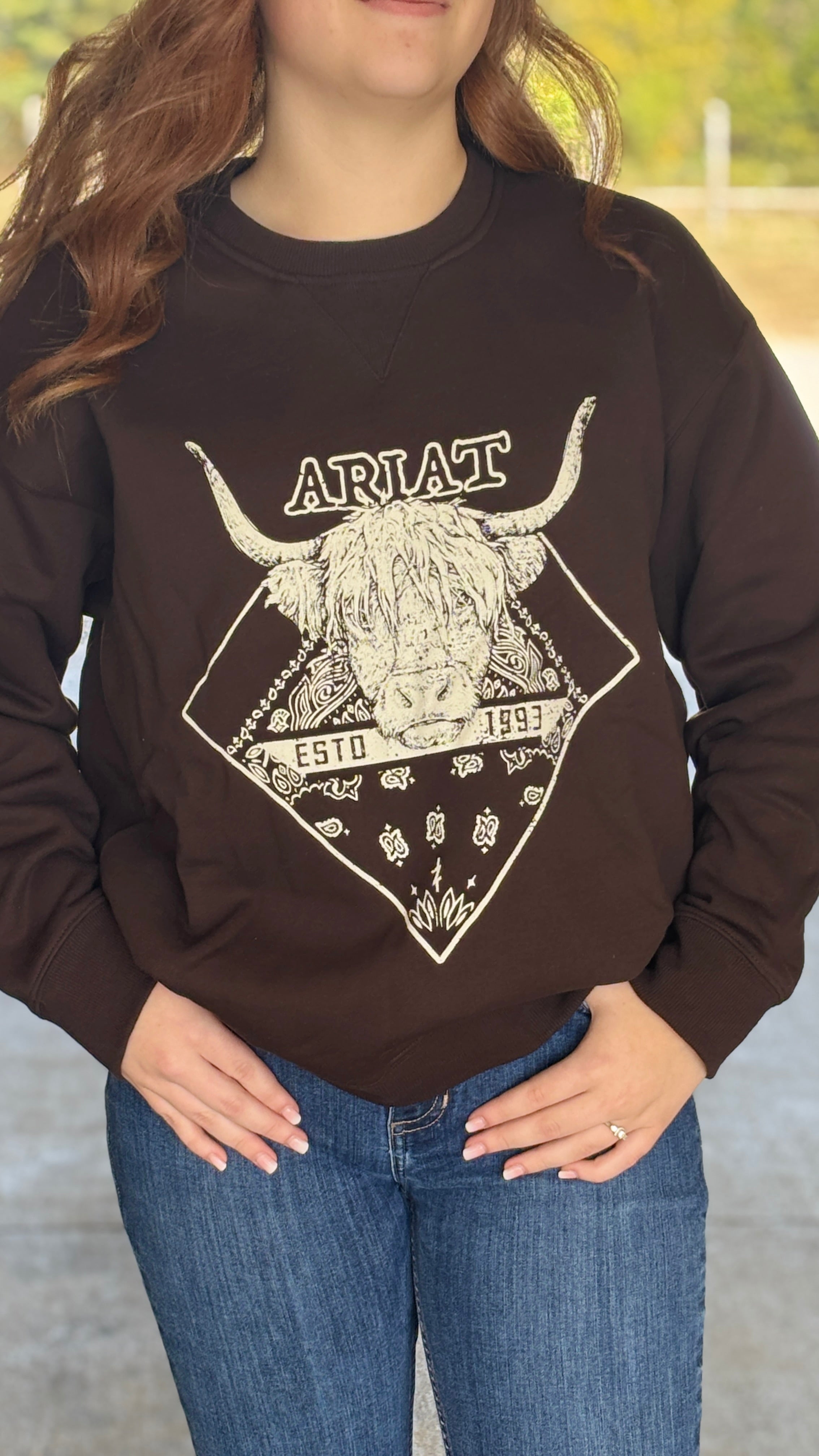 Taurus Sweatshirt by Ariat - Henderson's Western Store