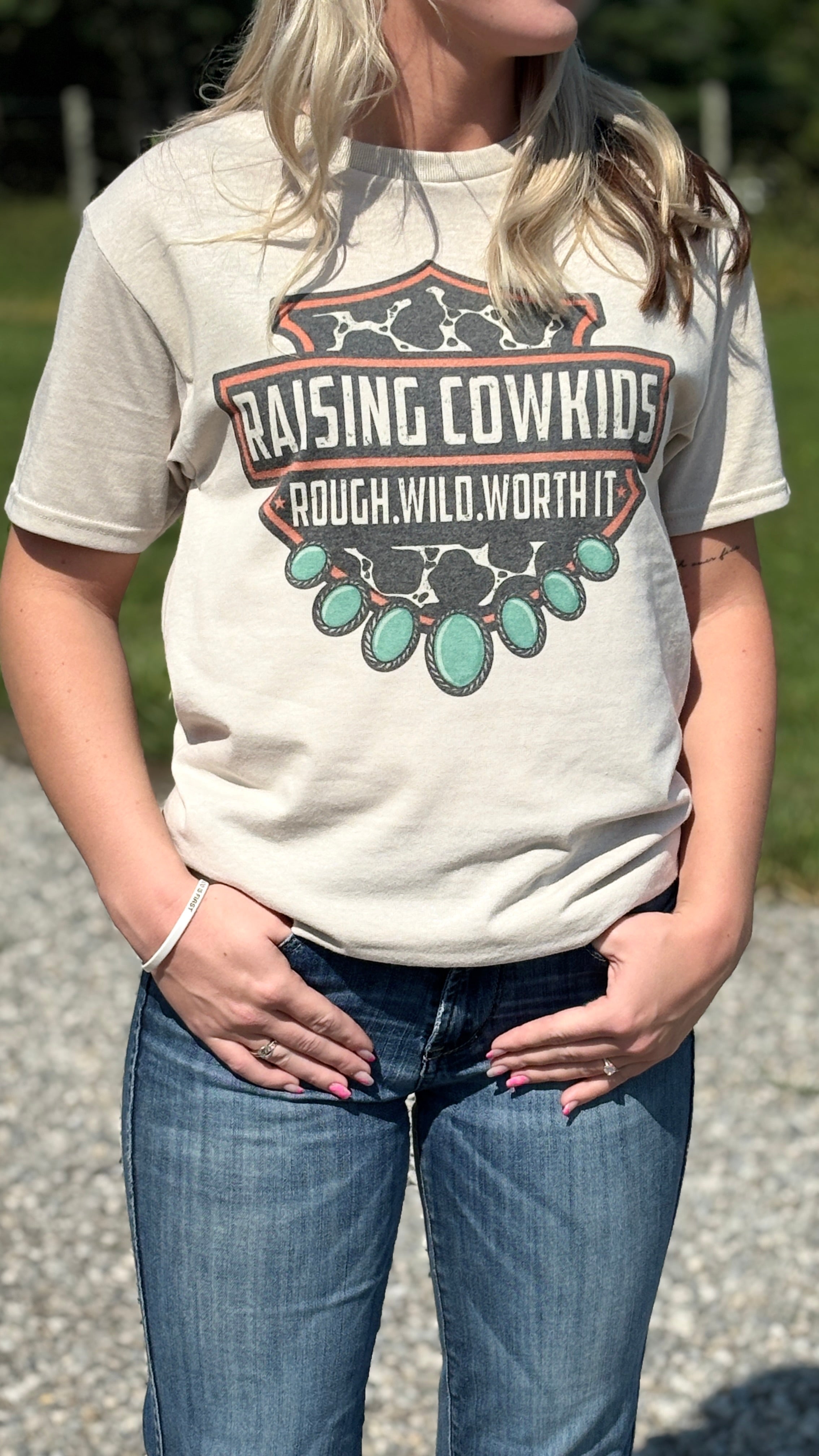 Raising Cowkids Tee - Henderson's Western Store