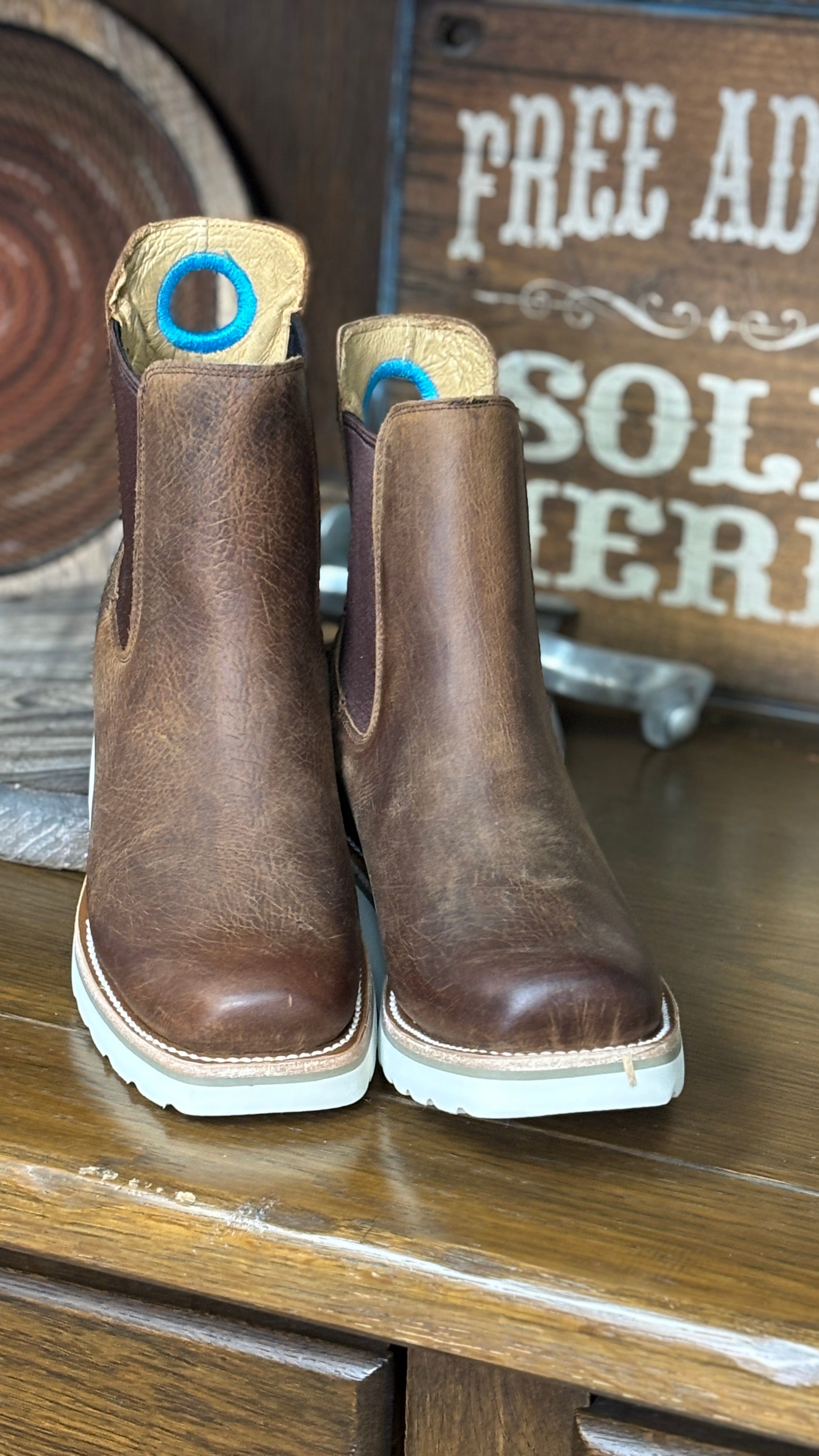 Swedge Distress Bison Boots by Macie Bean - Henderson's Western Store