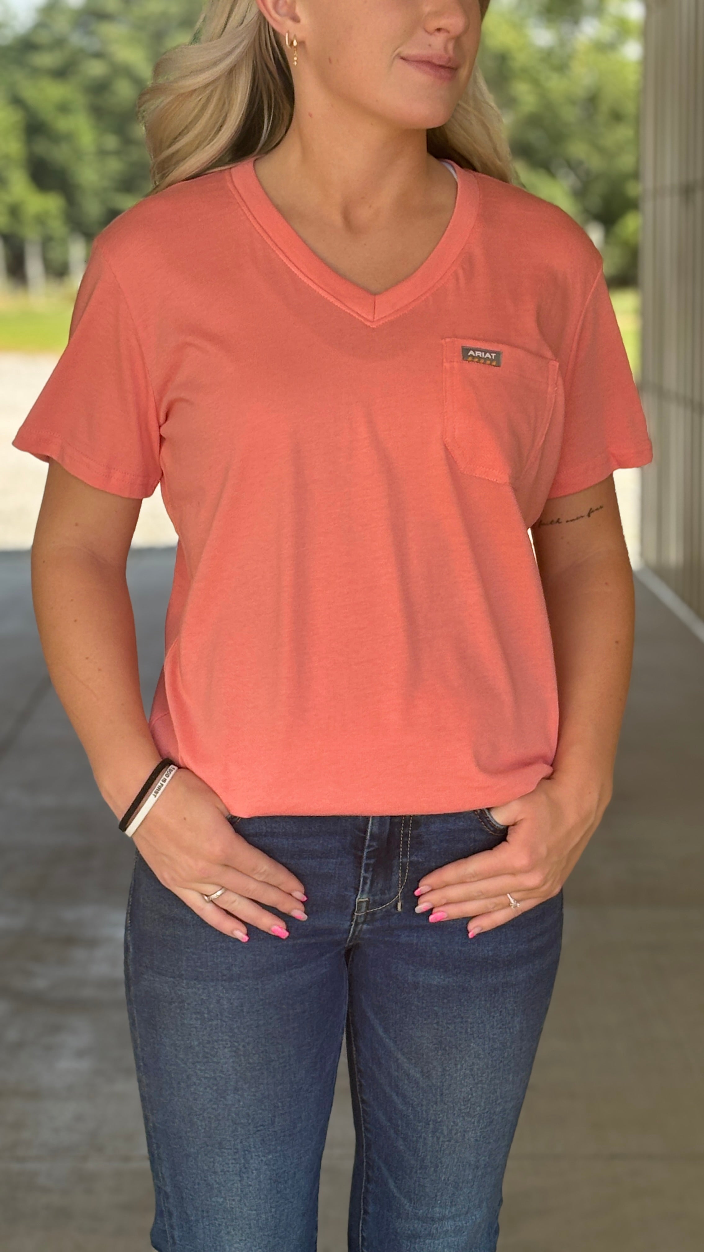 Ladies Rebar Tee by Ariat - Henderson's Western Store