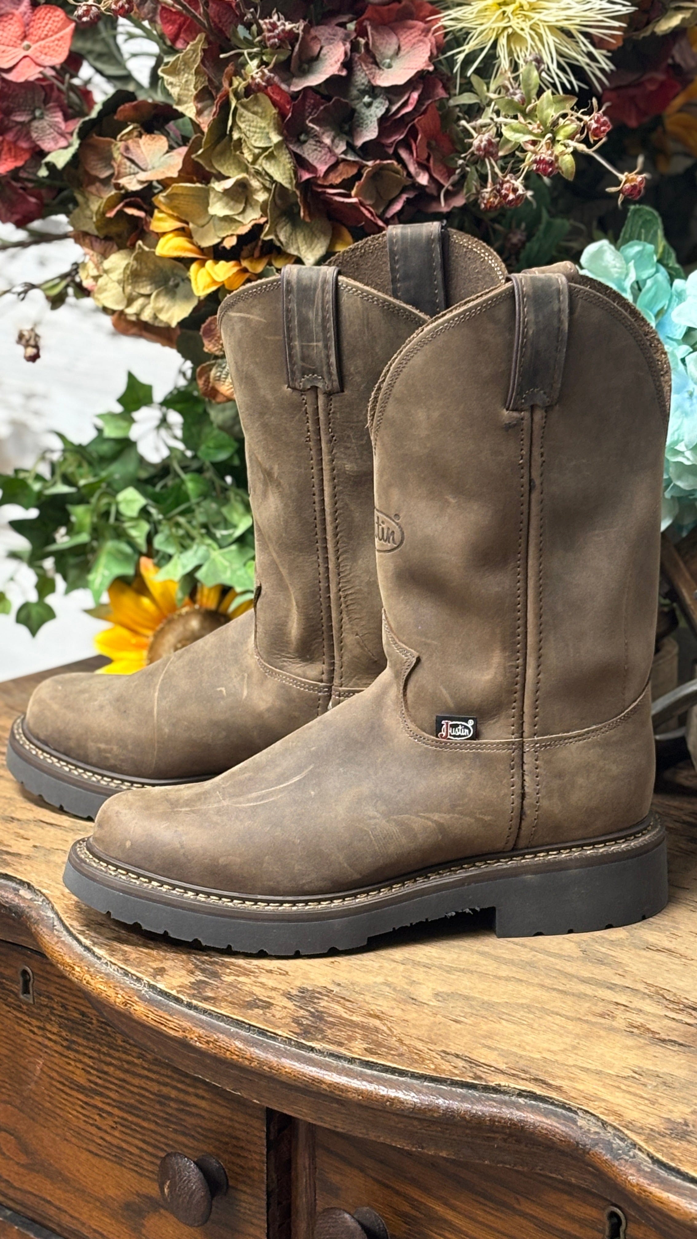 Balusters 11" Work Boot by Justin - Henderson's Western Store