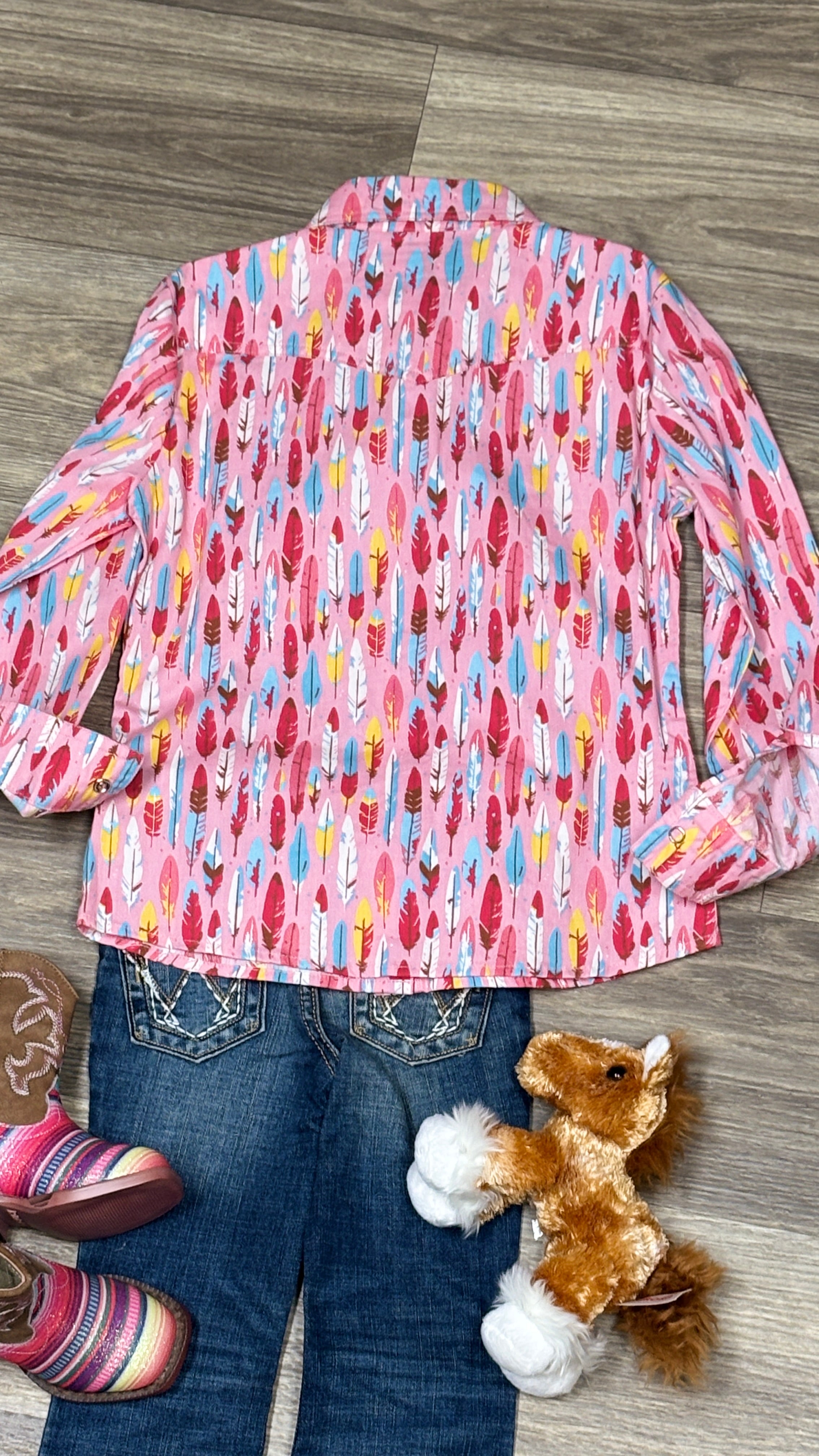 Girl's Print Shirt by Panhandle - Henderson's Western Store