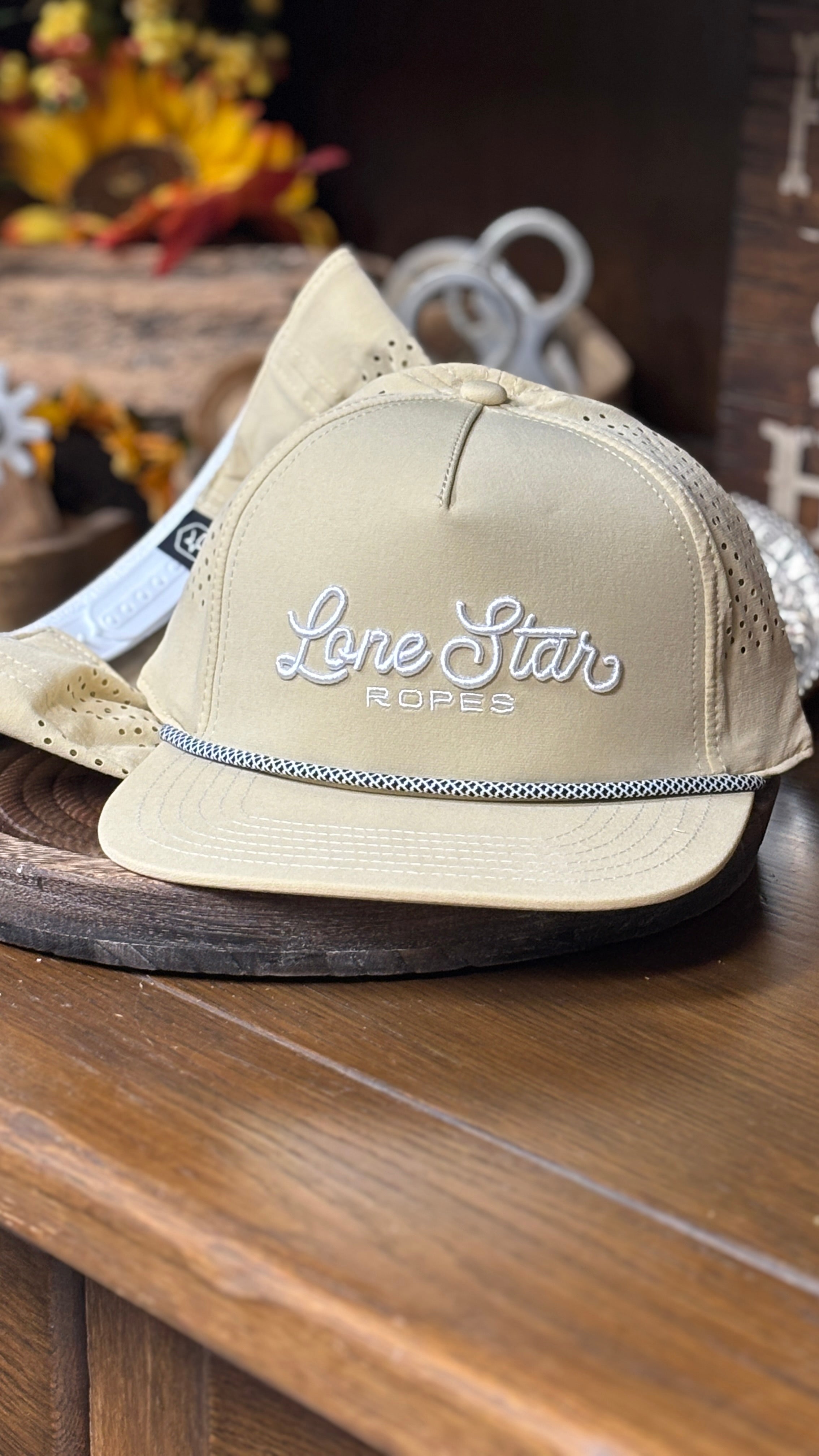 Lone Star Ropes Pro Snap Cap ~ Sand - Henderson's Western Store