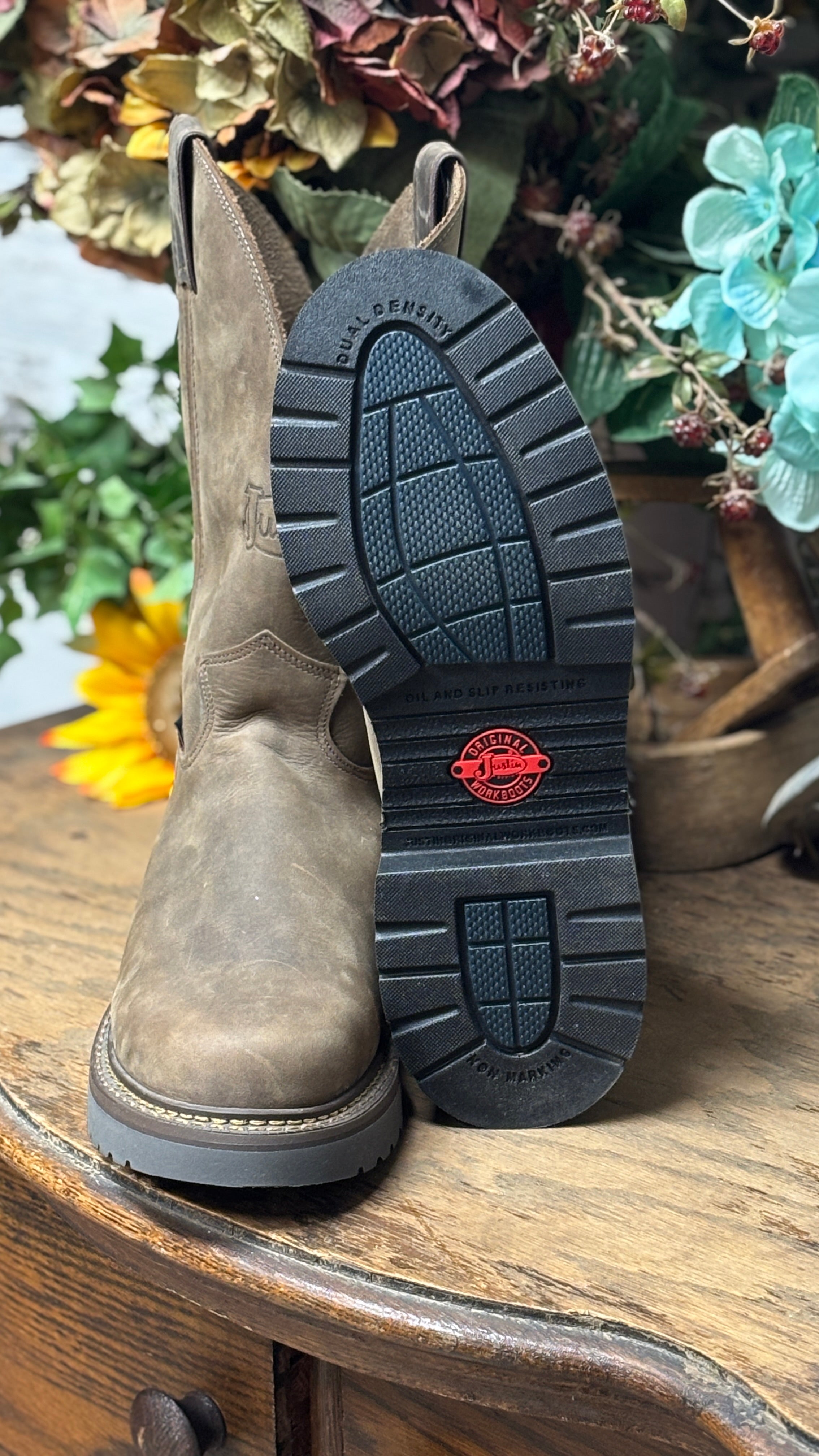 Balusters 11" Work Boot by Justin - Henderson's Western Store