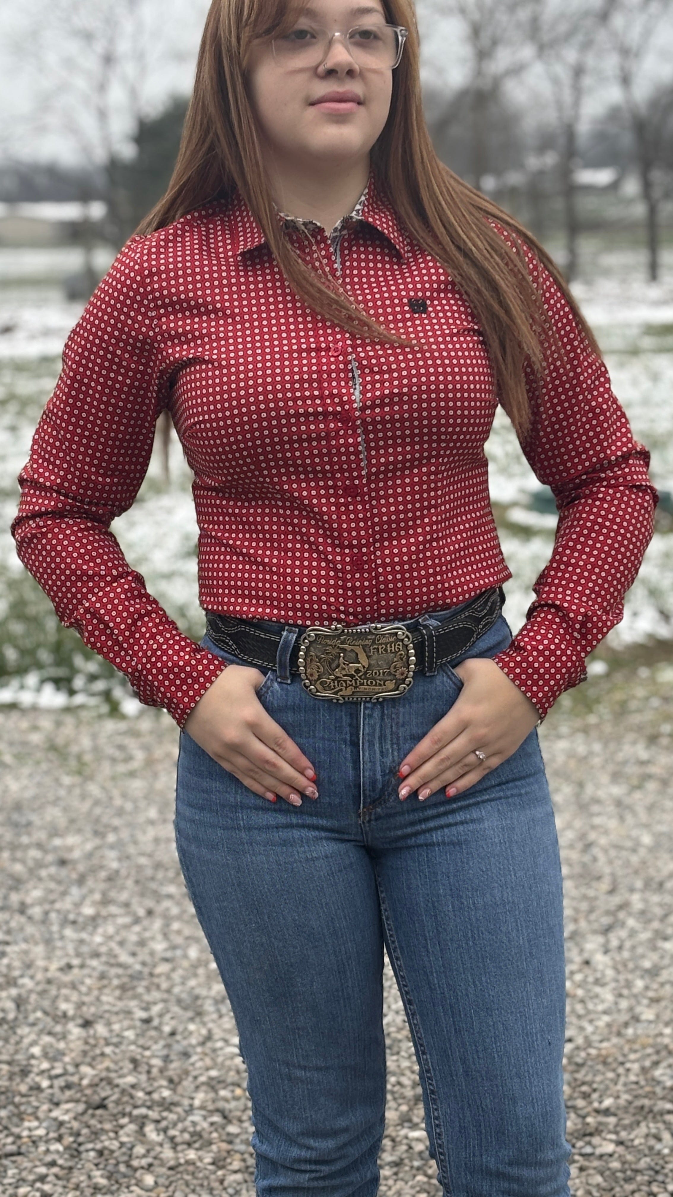 Ladies Cinch ~ Red - Henderson's Western Store