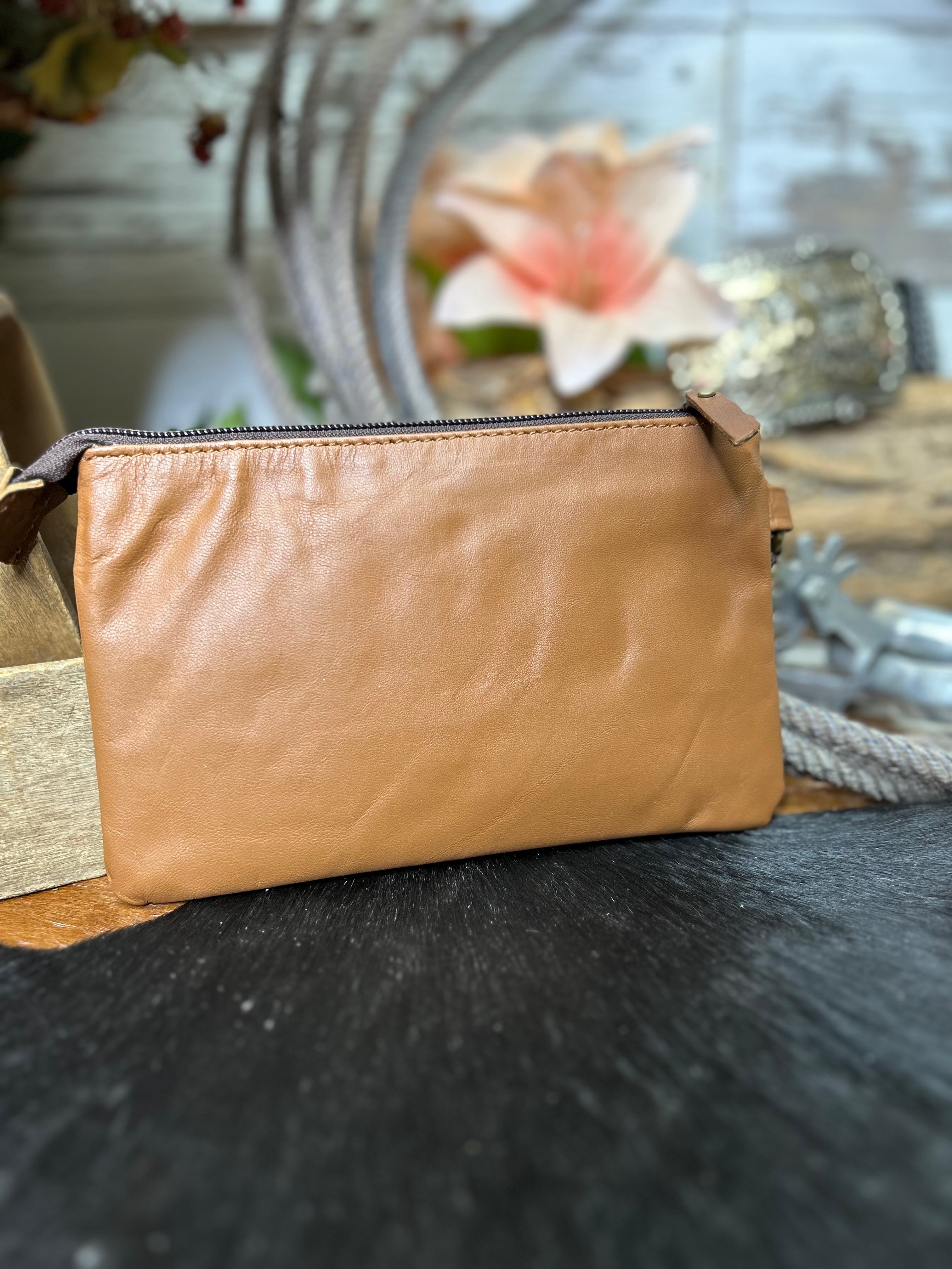 Genuine Leather Clutch Wristlet - Henderson's Western Store