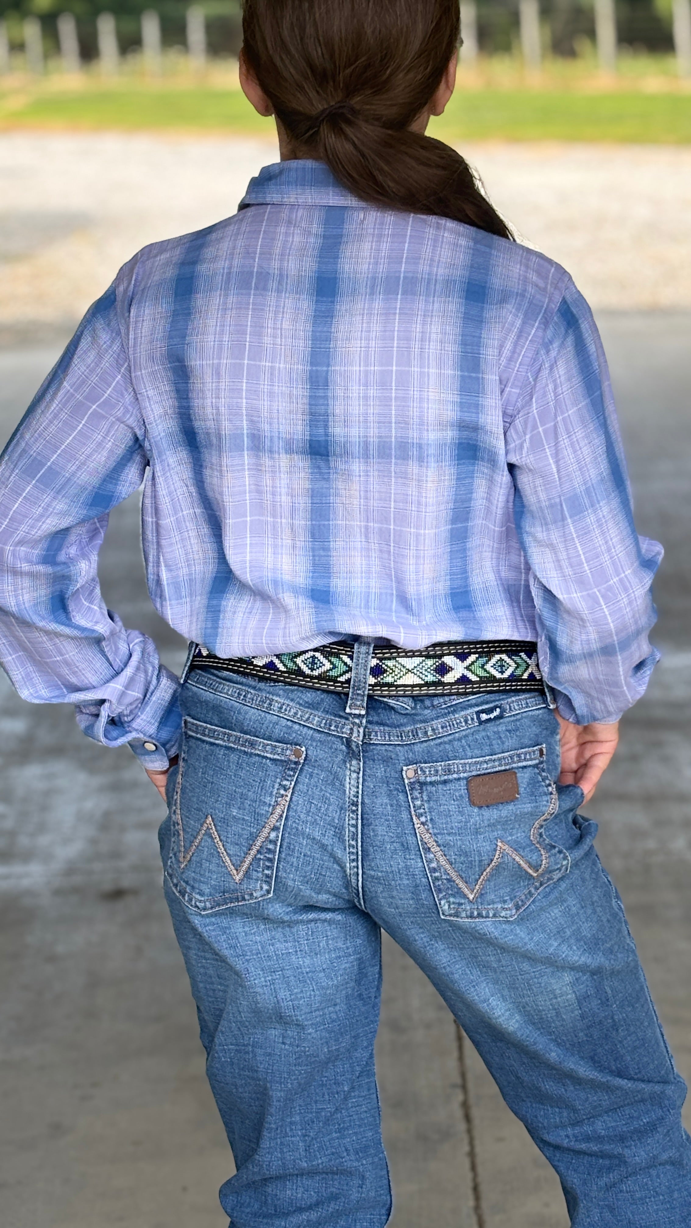 Girls Anna Shirt by Ariat - Henderson's Western Store