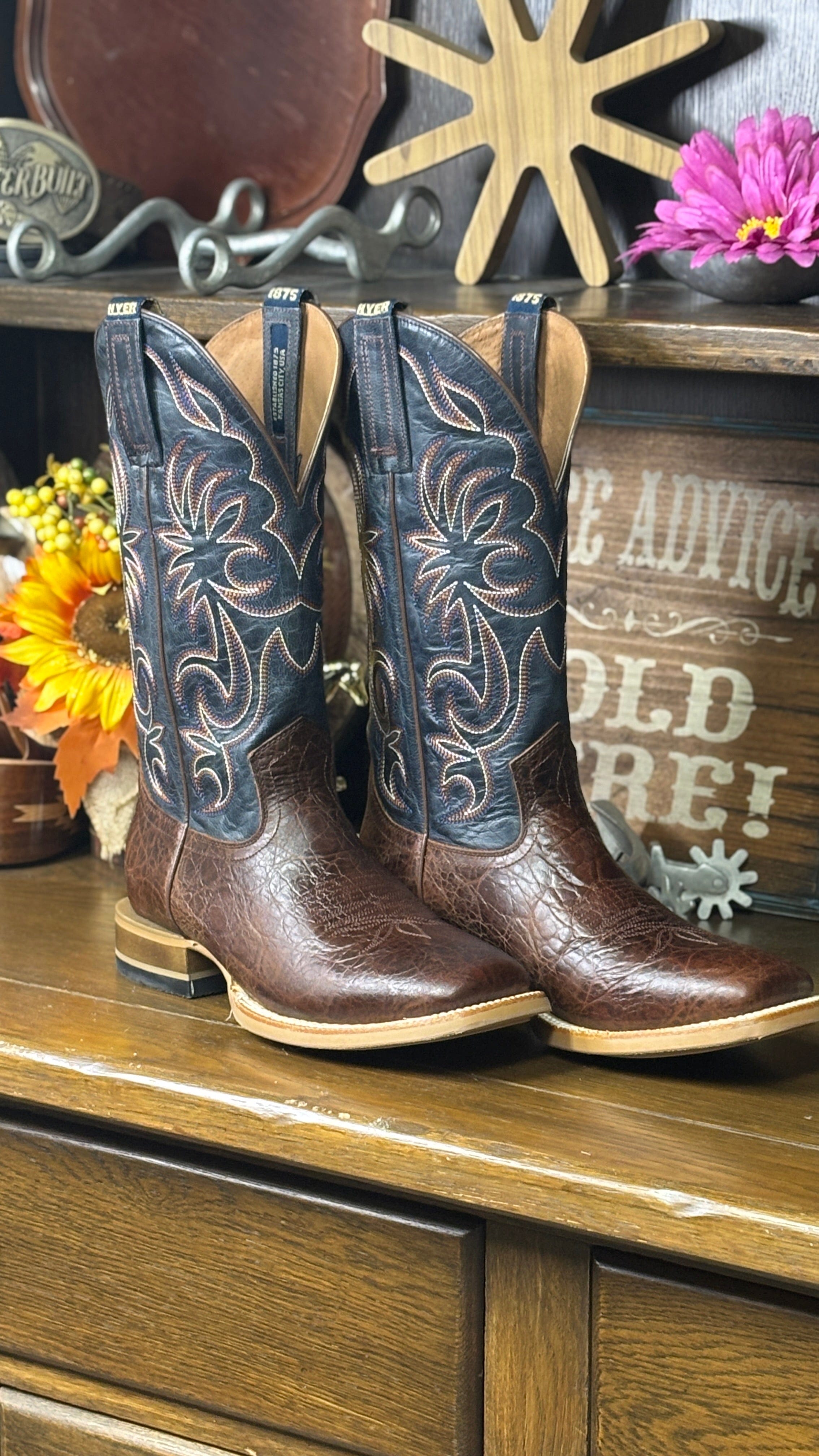Burdett by Hyer Boots ~ Clay - Henderson's Western Store