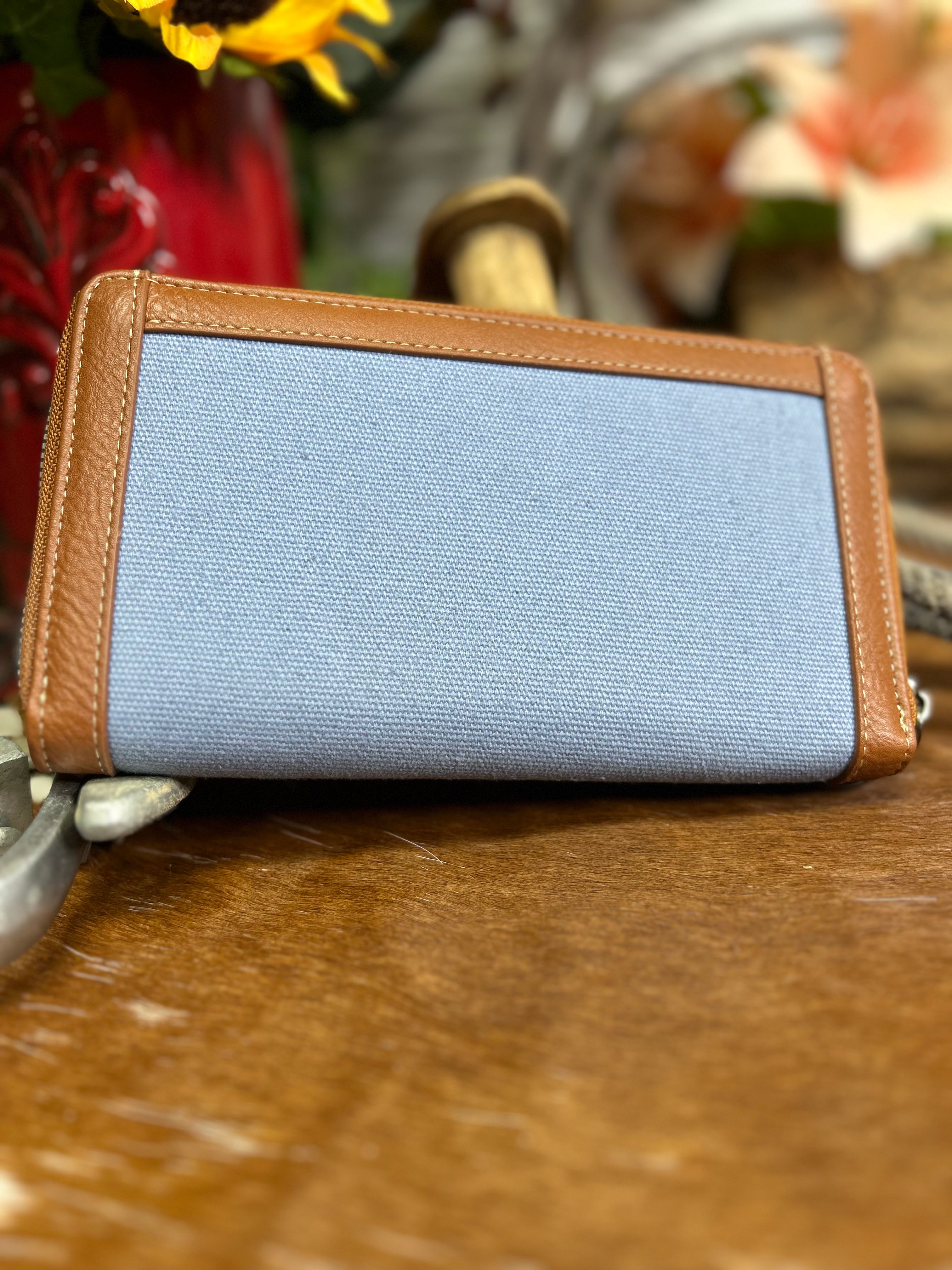 Wrangler Logo Wallet ~ Jean - Henderson's Western Store