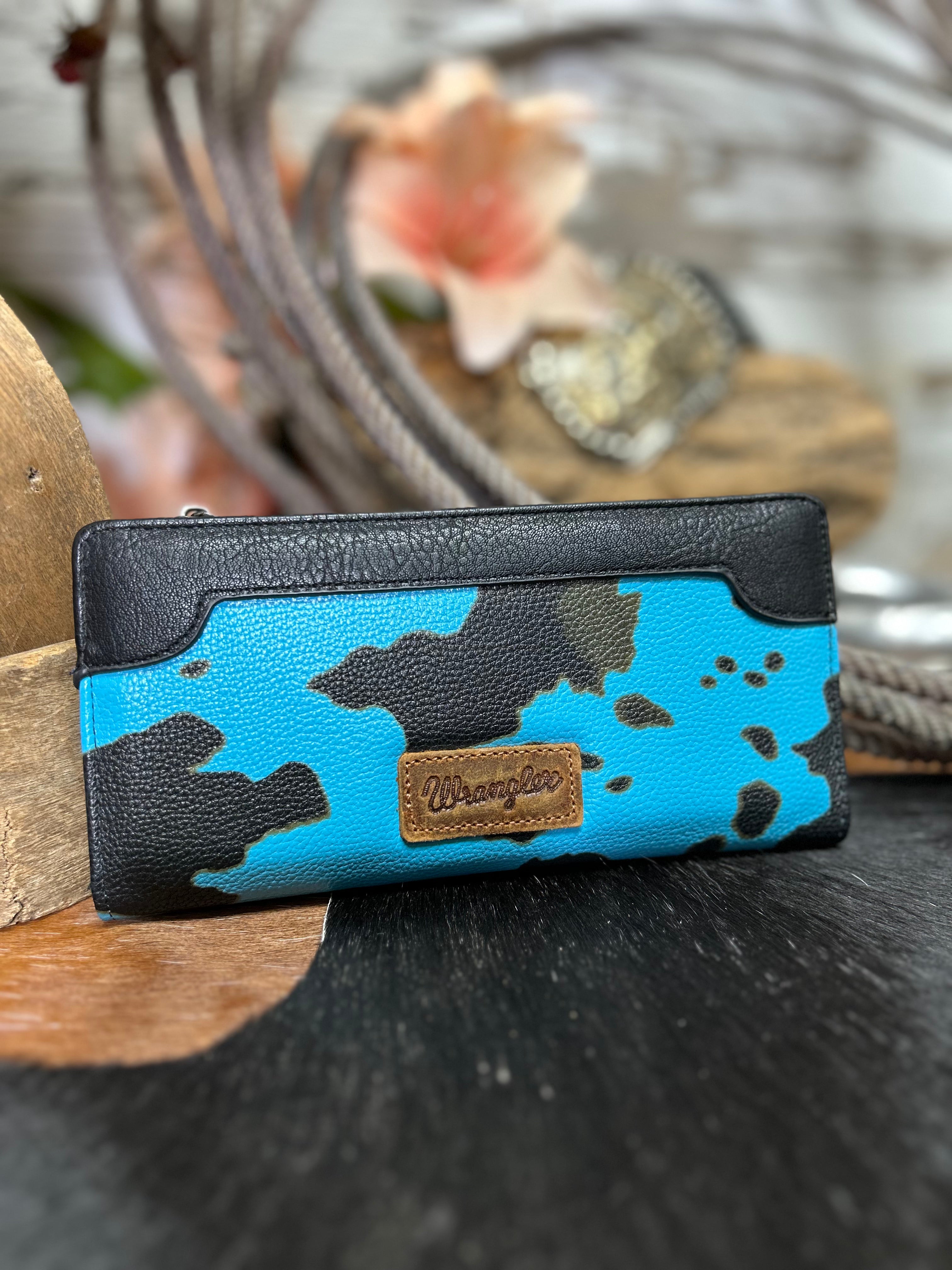 Wrangler Cow Print Bi-Fold Wallet - Henderson's Western Store