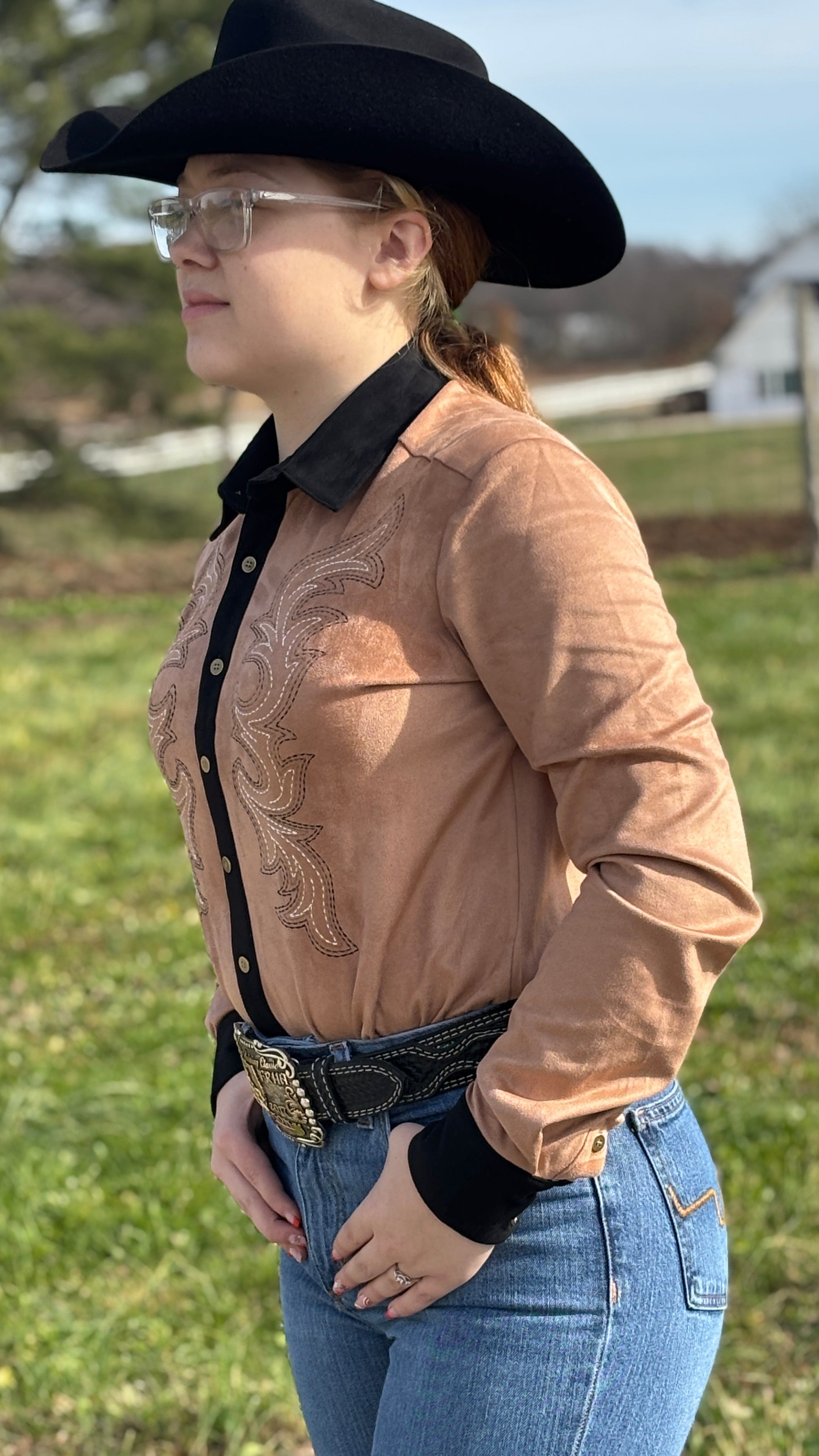 Pullover Button Up by Cowgirl Tuff ~ Tan - Henderson's Western Store