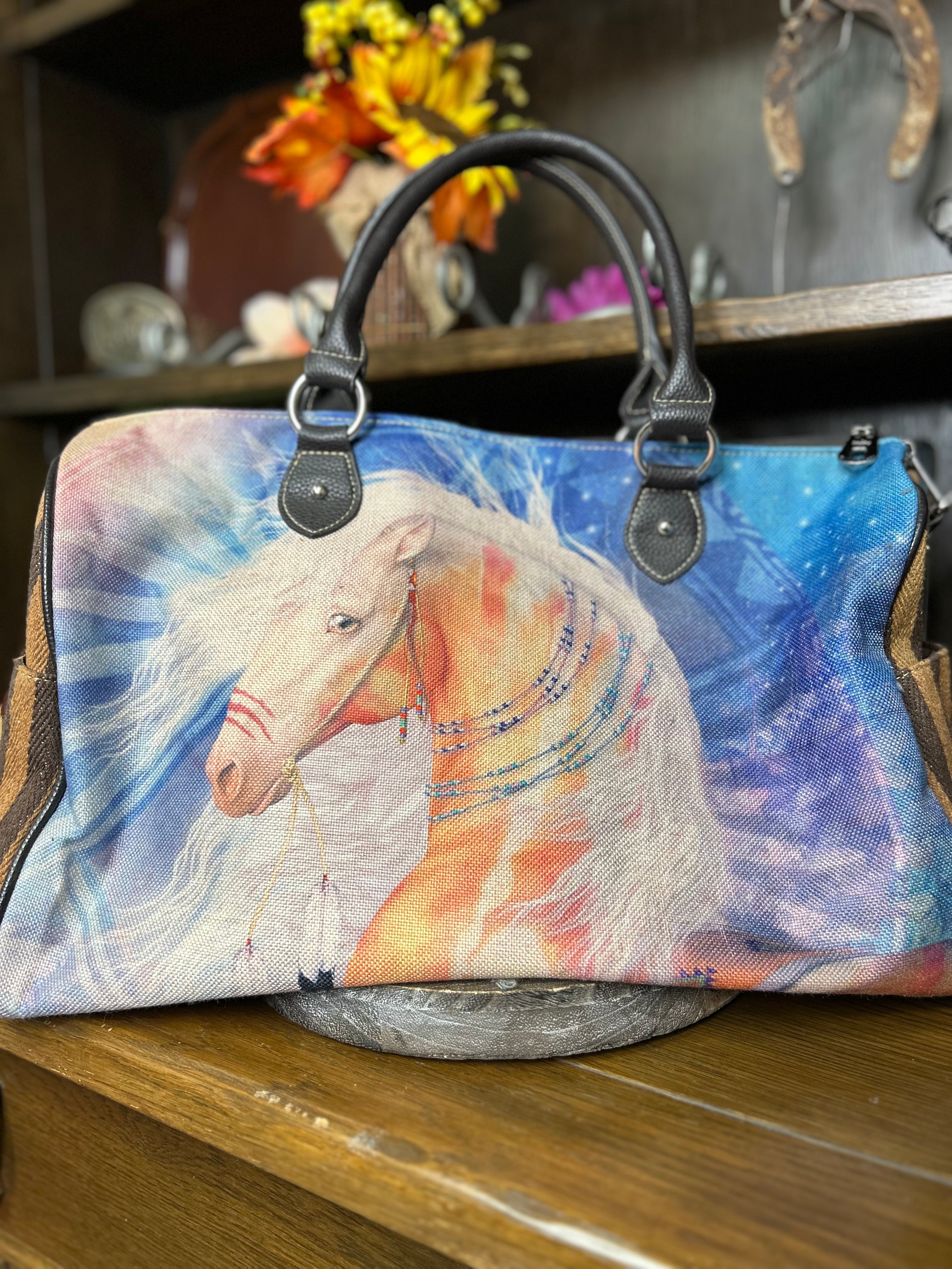 MW Horse Canvas Weekender - Henderson's Western Store