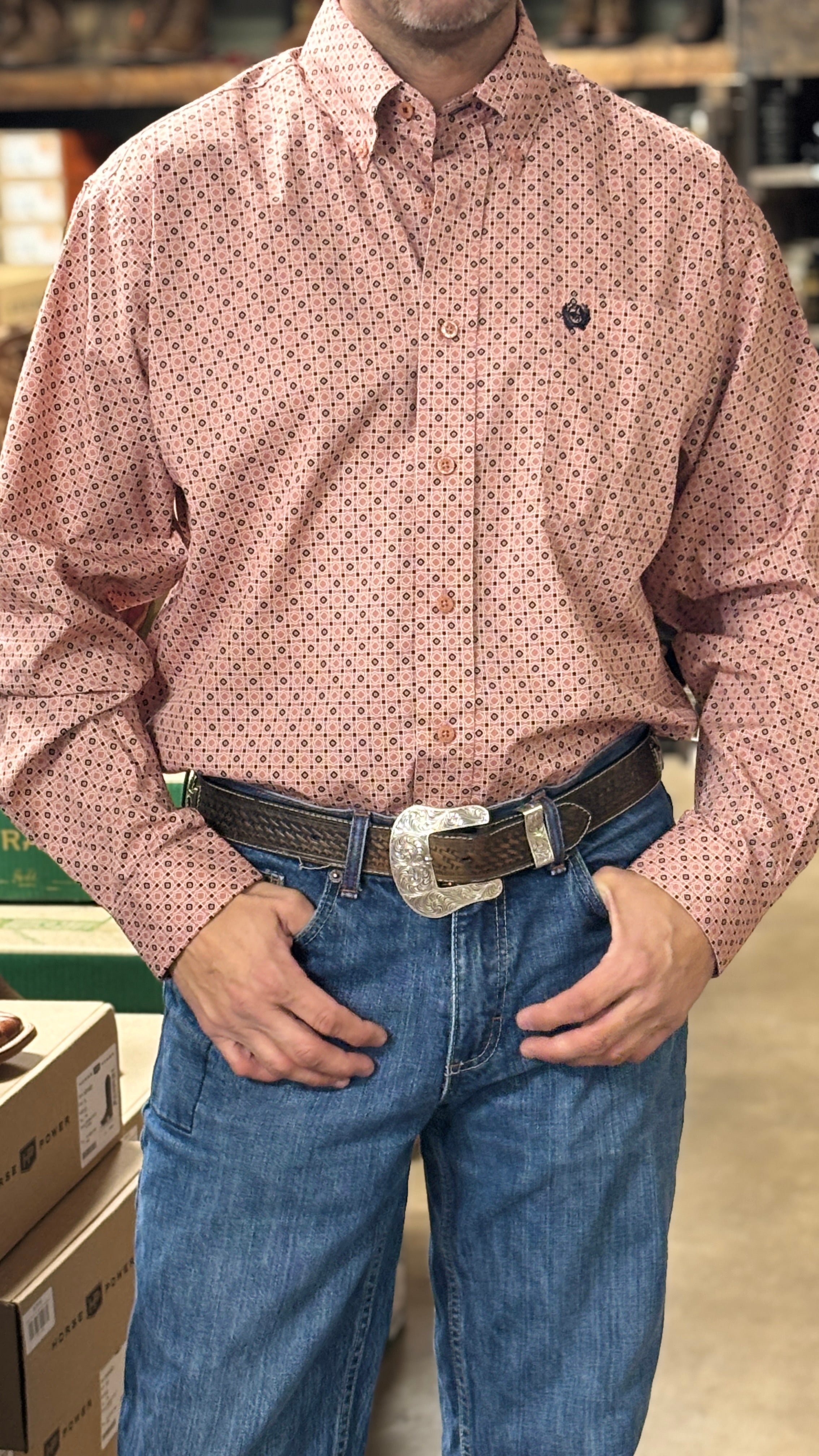 Cinch Plain Weave ~ Pink - Henderson's Western Store