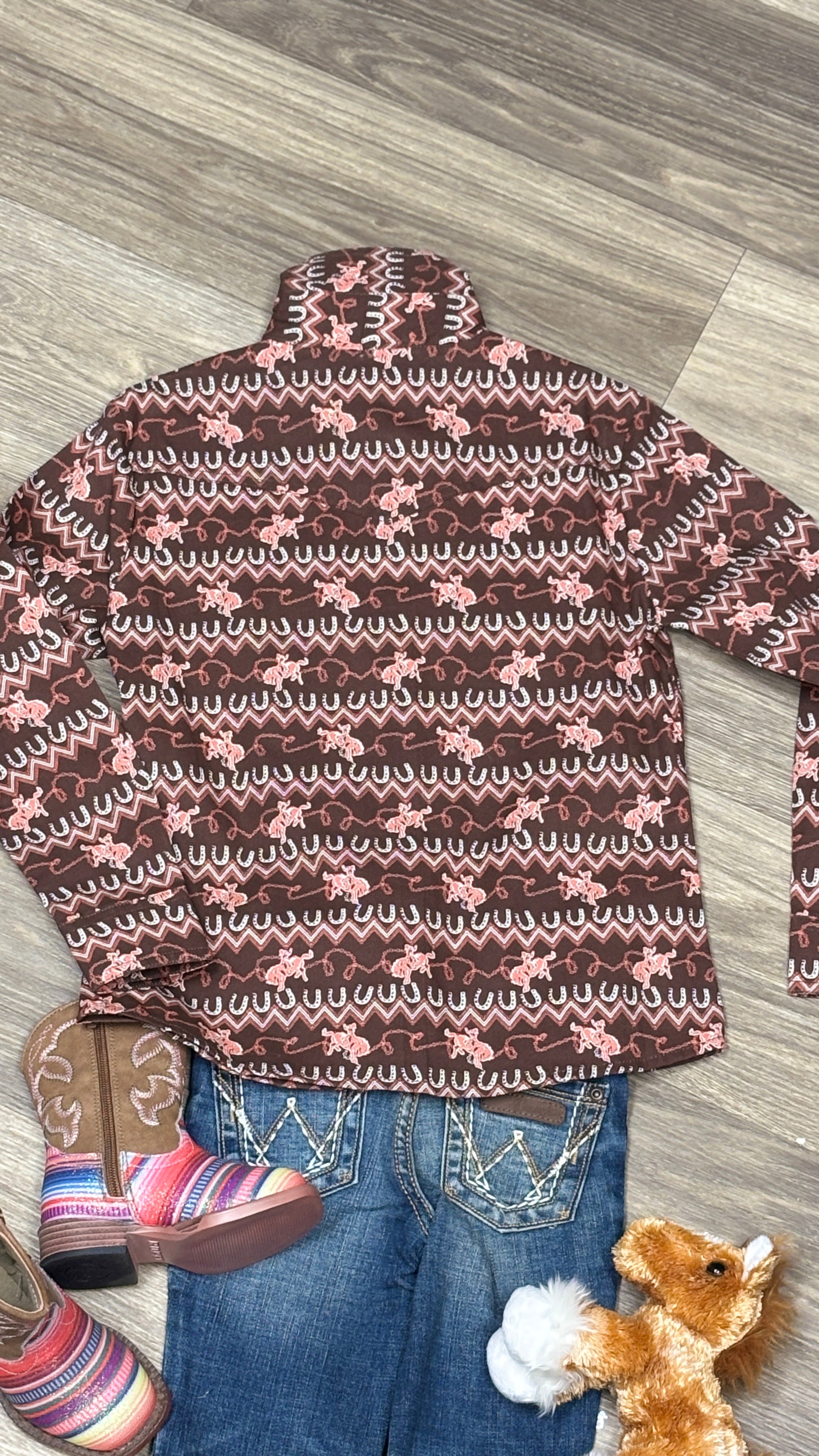 Girl's Print Shirt by Panhandle - Henderson's Western Store