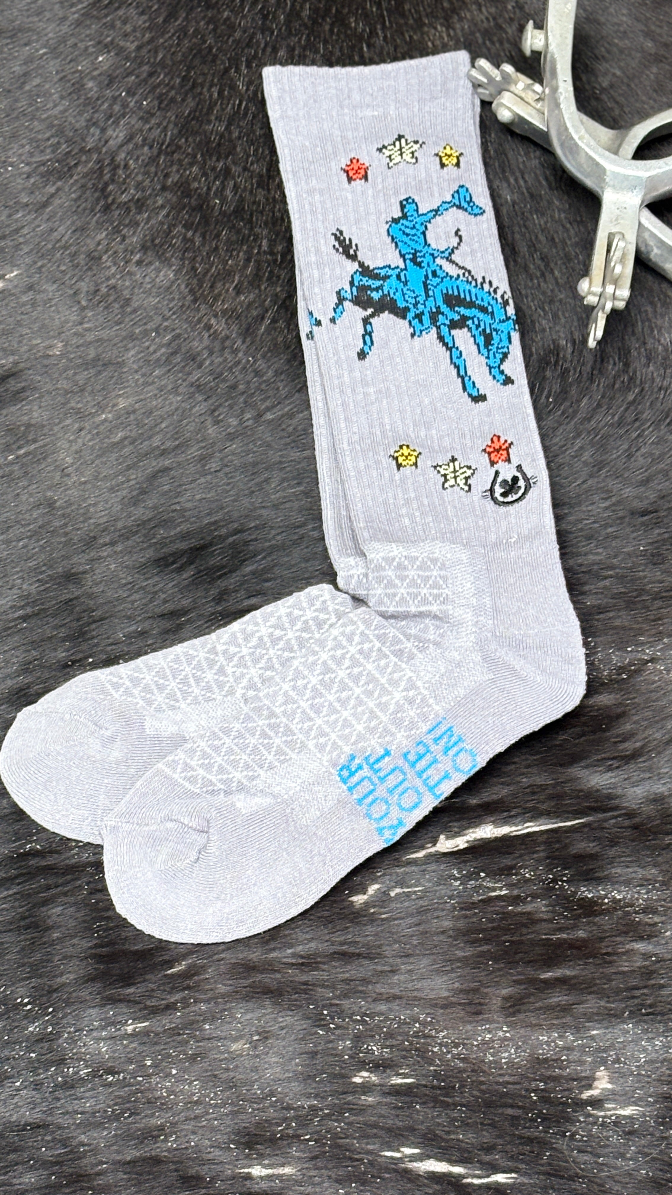 Lucky Chuck Socks ~ Fringe Long Live - Henderson's Western Store