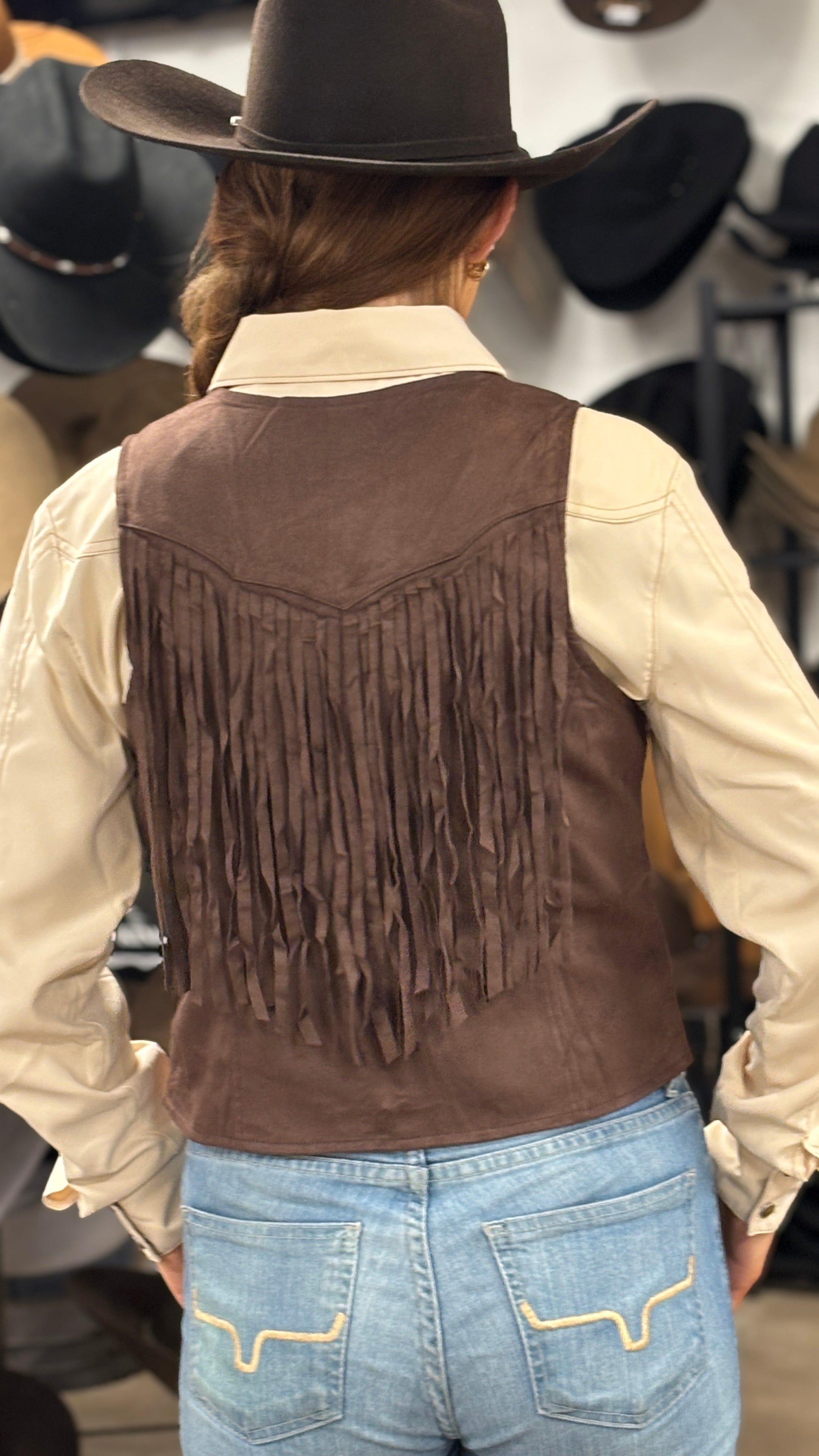 Studded Microsuede Vest by Rock & Roll - Henderson's Western Store