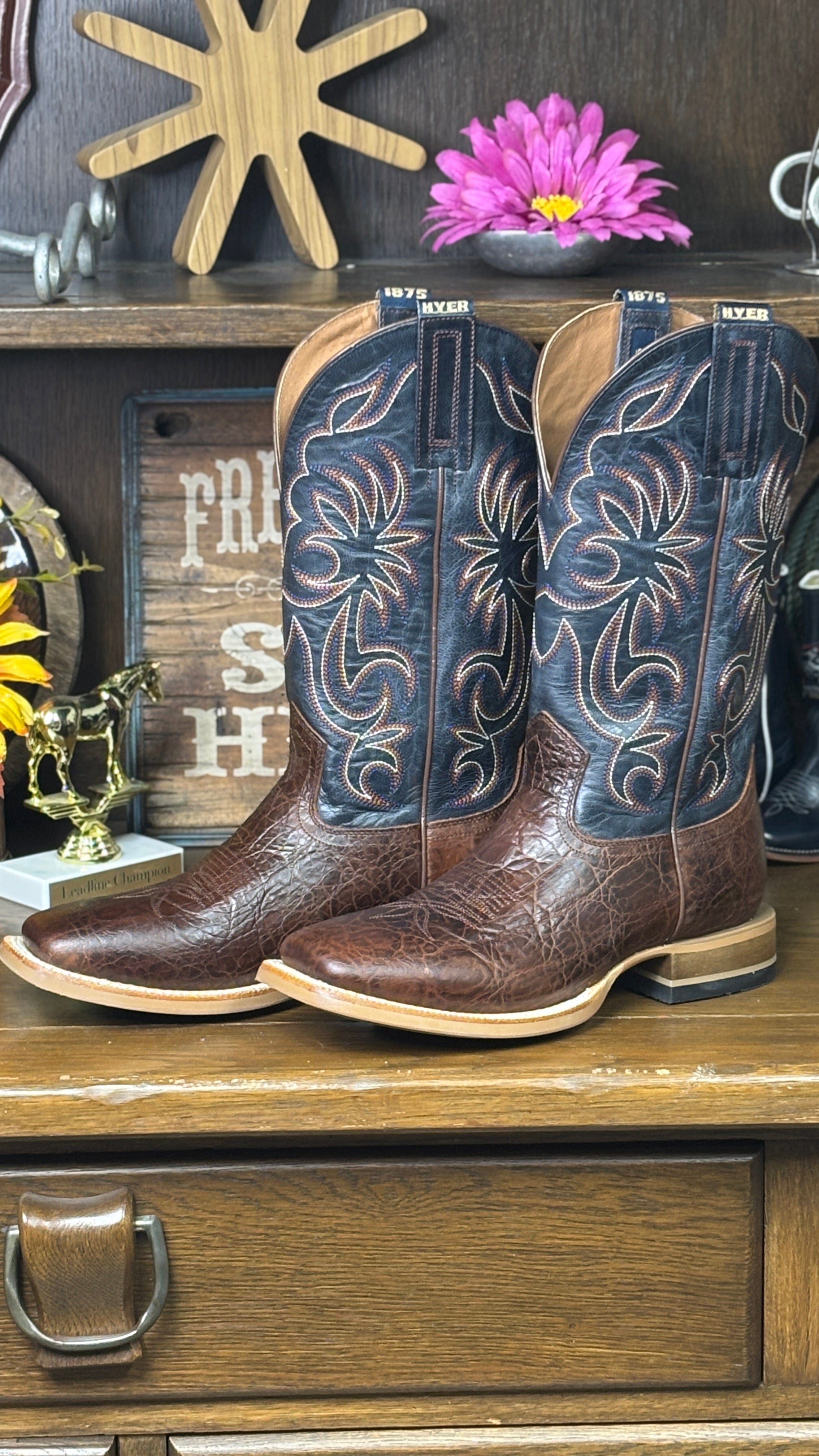 Burdett by Hyer Boots ~ Clay - Henderson's Western Store