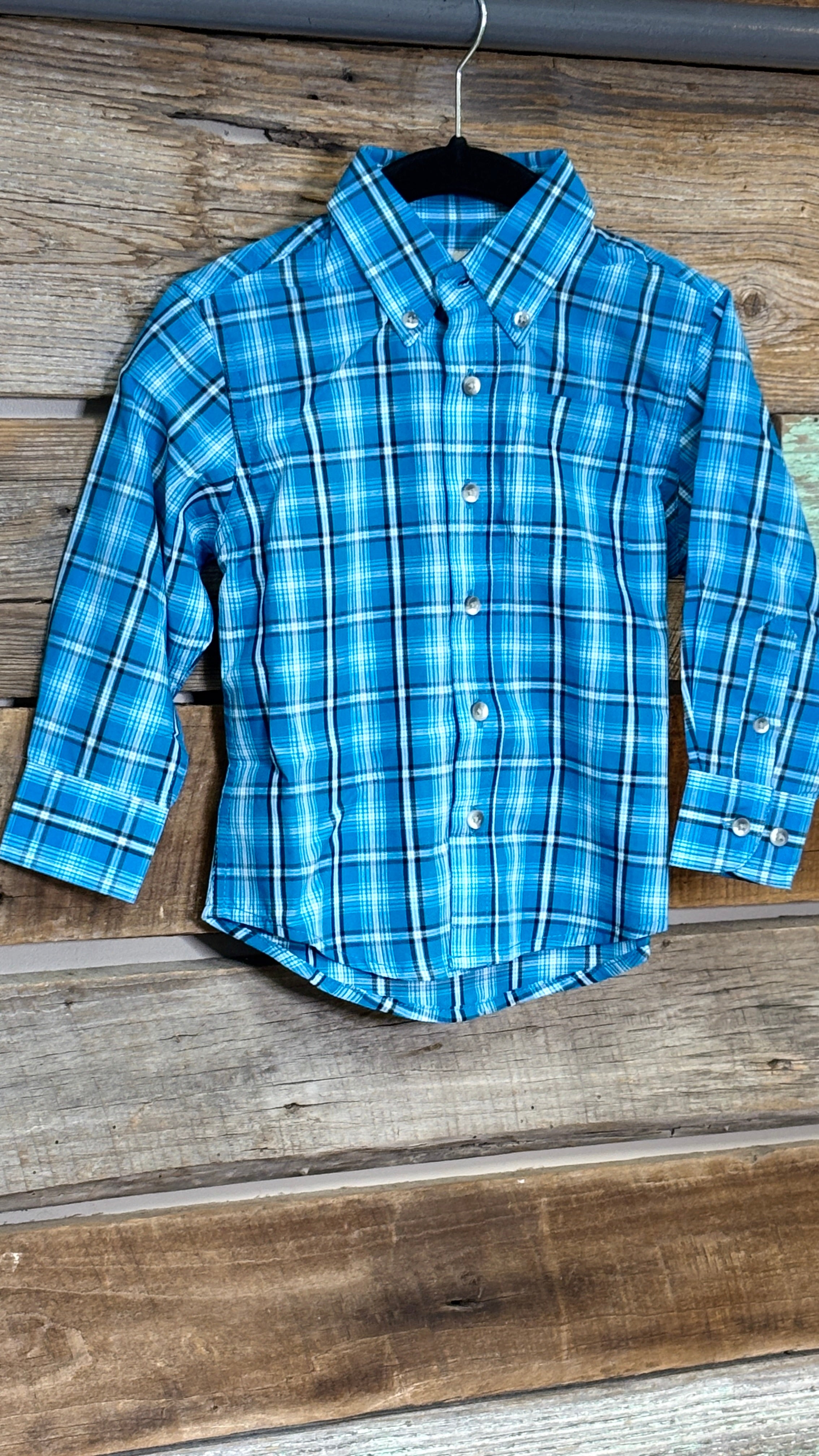 Boy's Riata Shirt by Wrangler - Henderson's Western Store
