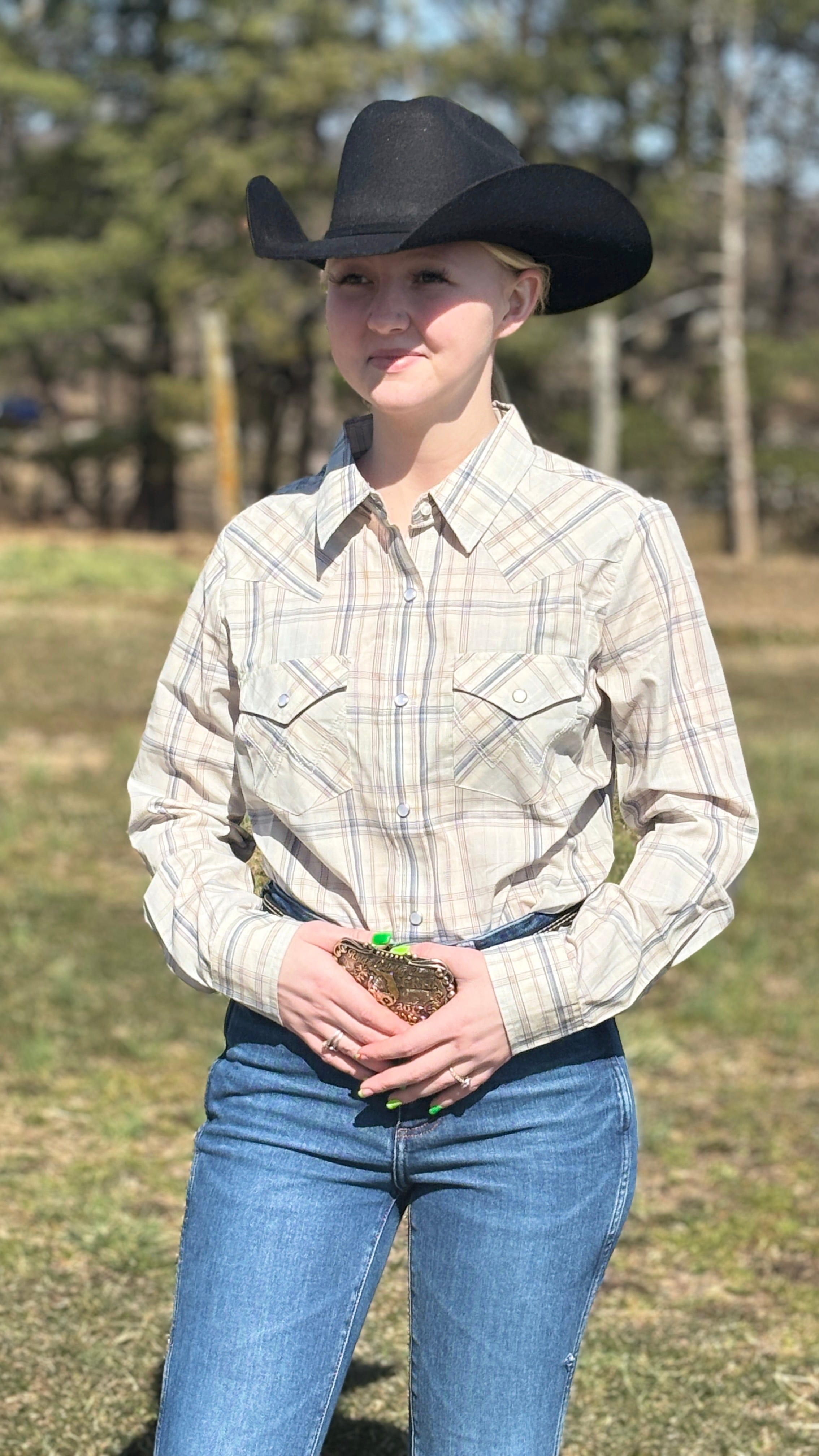 Ladies Wrangler Essential ~ Wispy Blue - Henderson's Western Store