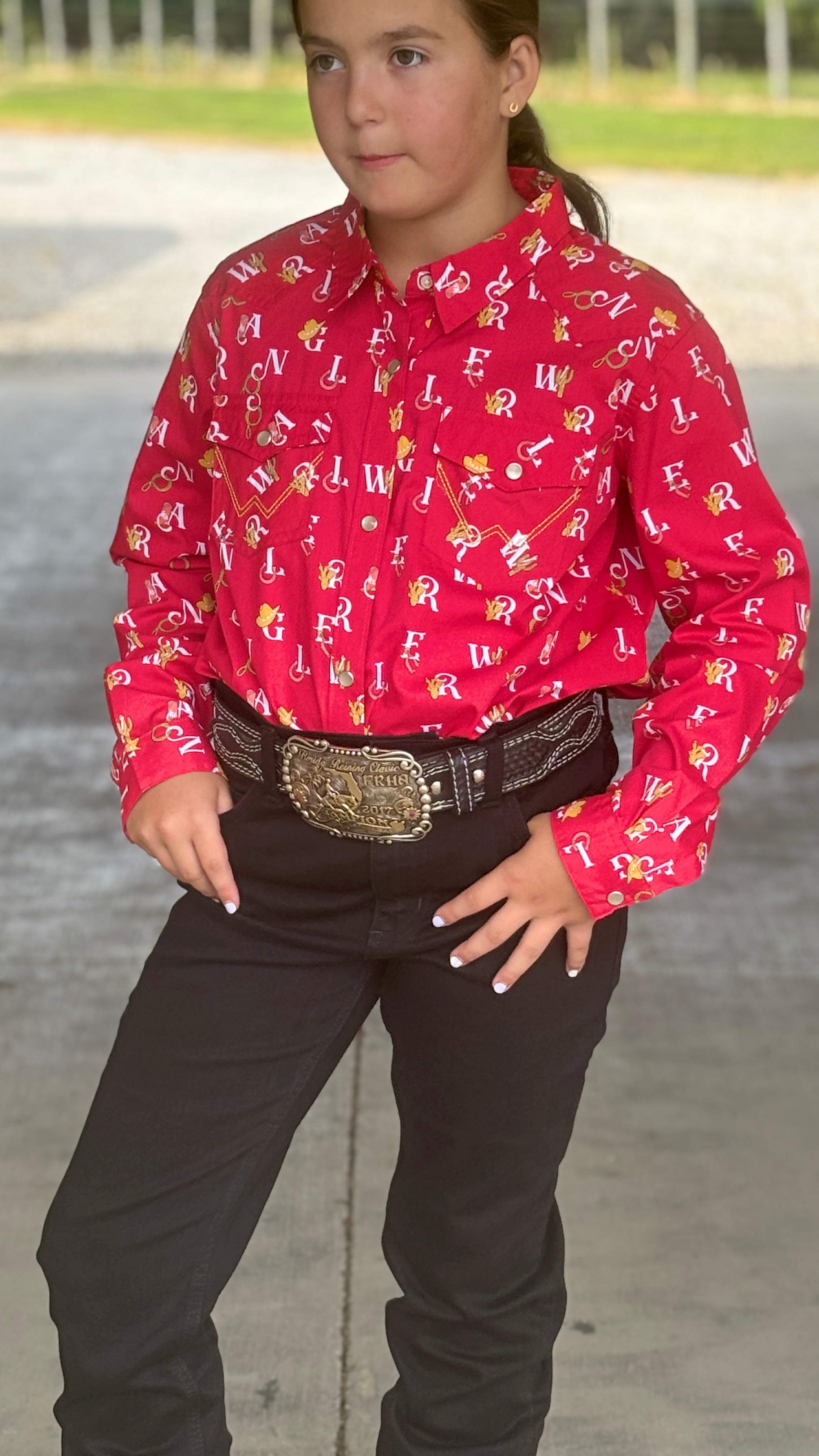 Girl's Wrangler Shirt - Henderson's Western Store