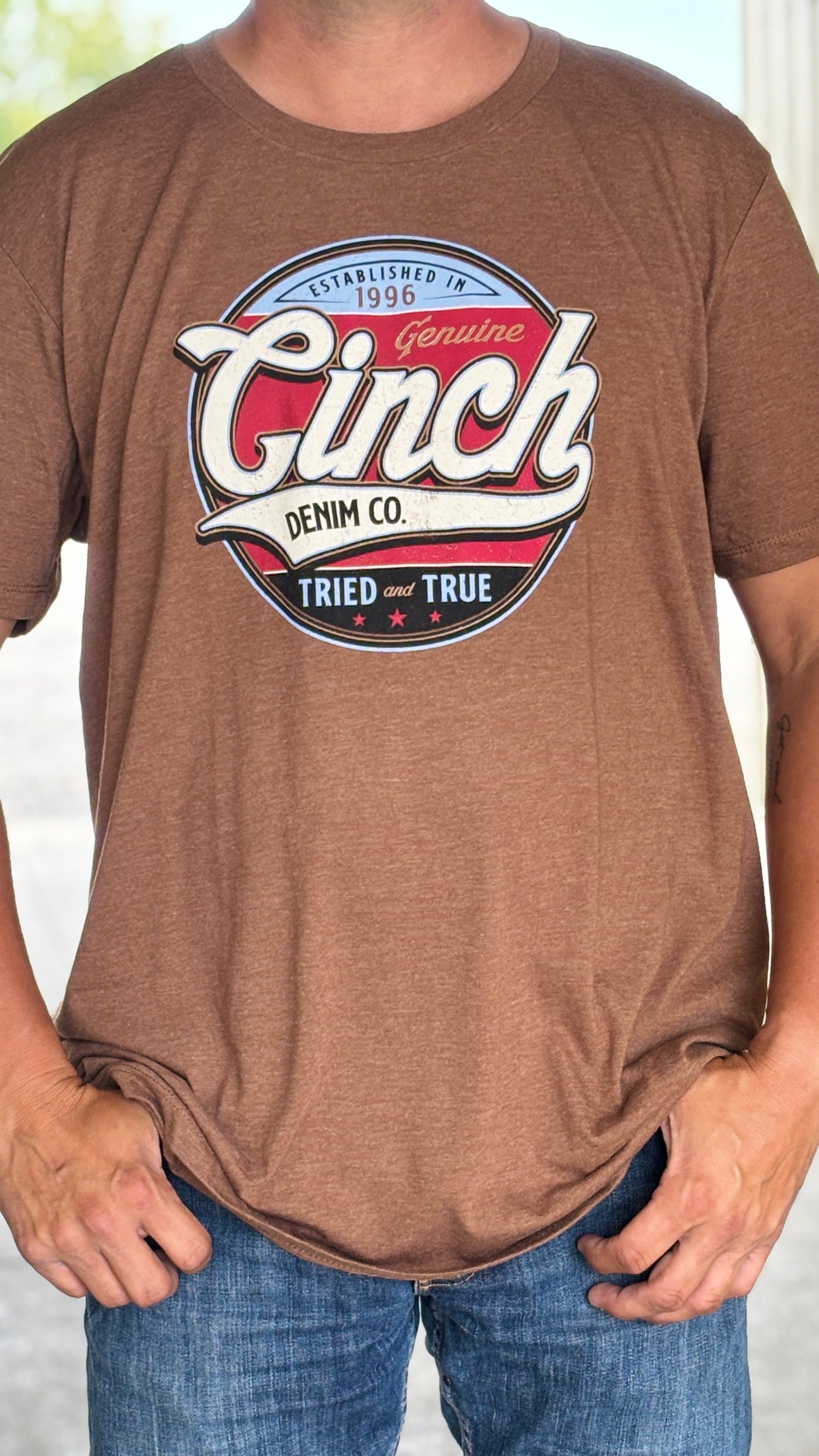 Men's Cinch Tired and True Tee - Henderson's Western Store