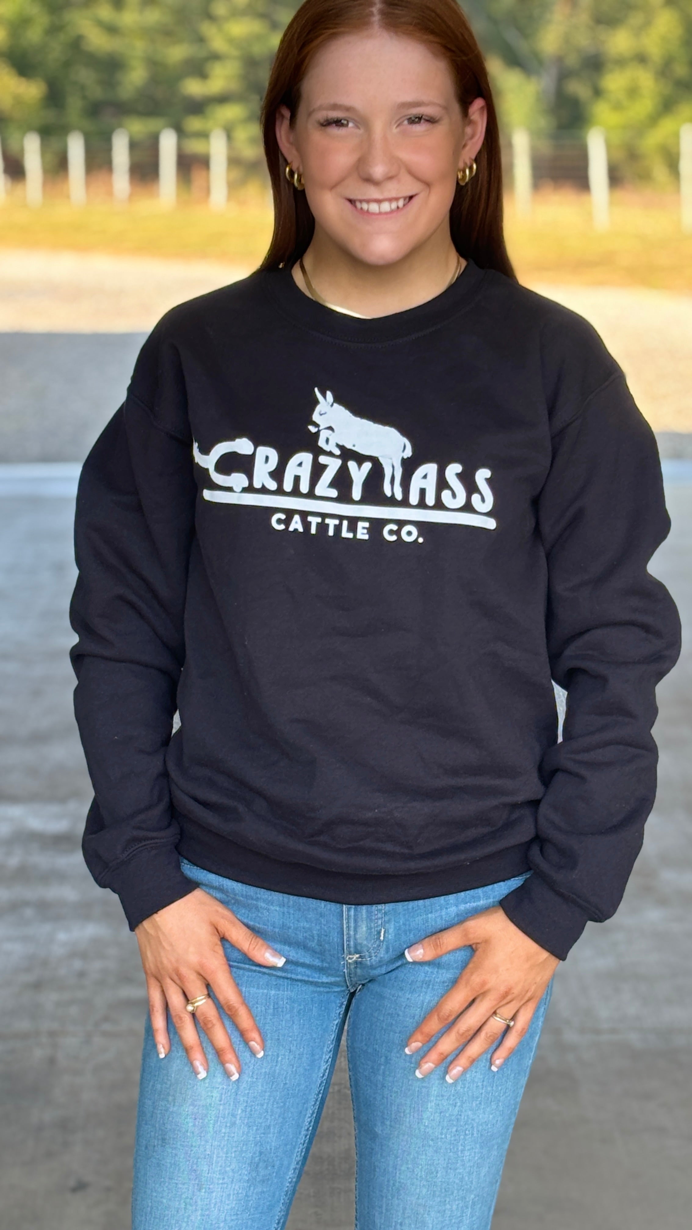 Crazy A** Cattle Co. Sweatshirt - Henderson's Western Store