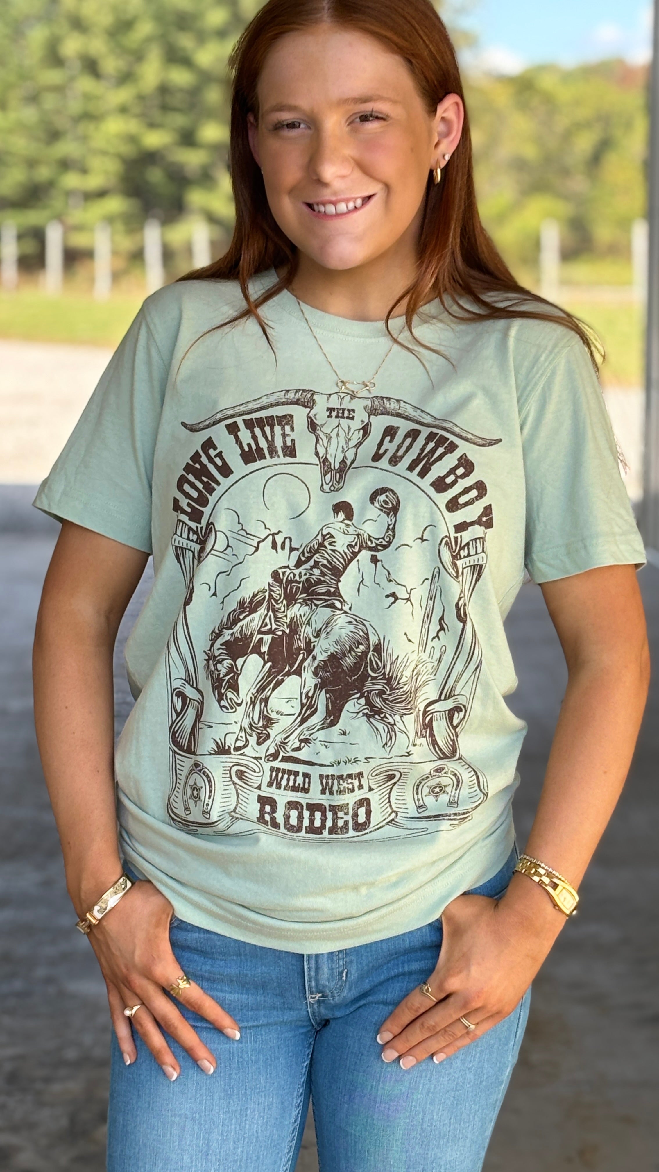Long Live The Cowboy Tee - Henderson's Western Store