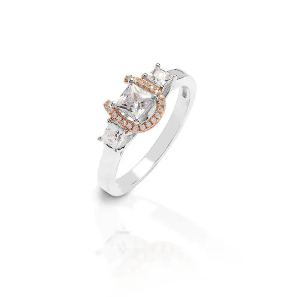 Kelly Herd Three Stone Horseshoe Ring - Henderson's Western Store