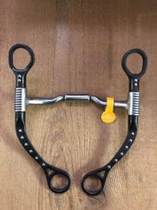 Myler MBB Black Flat Shank Bit ~ MB 04 5" - Henderson's Western Store