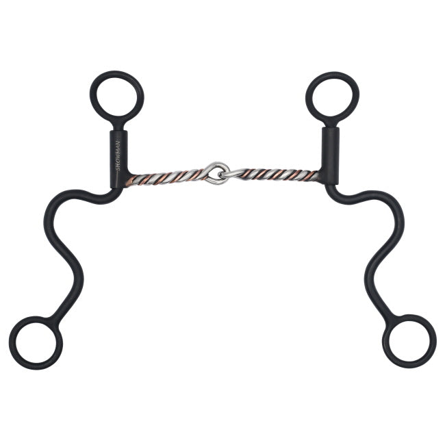 Long Shank Copper Twisted Single Jointed Bit - Henderson's Western Store