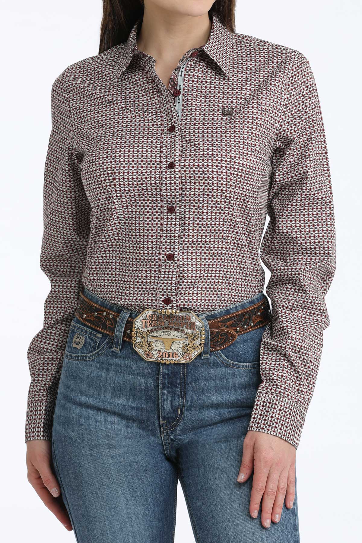 Ladies Cinch ~ Mulberry Geo - Henderson's Western Store