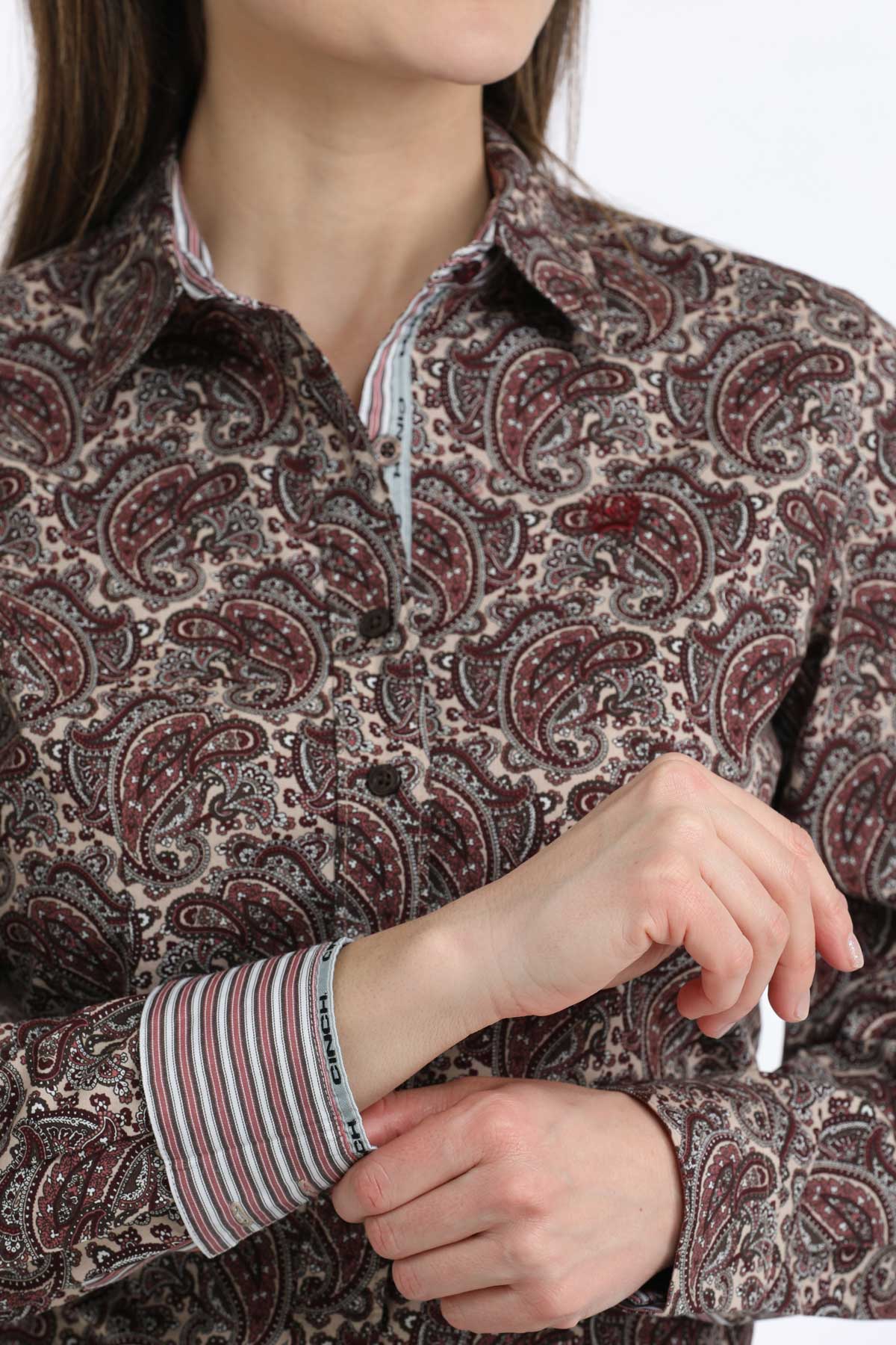 Ladies Cinch ~ Mulberry Paisley - Henderson's Western Store