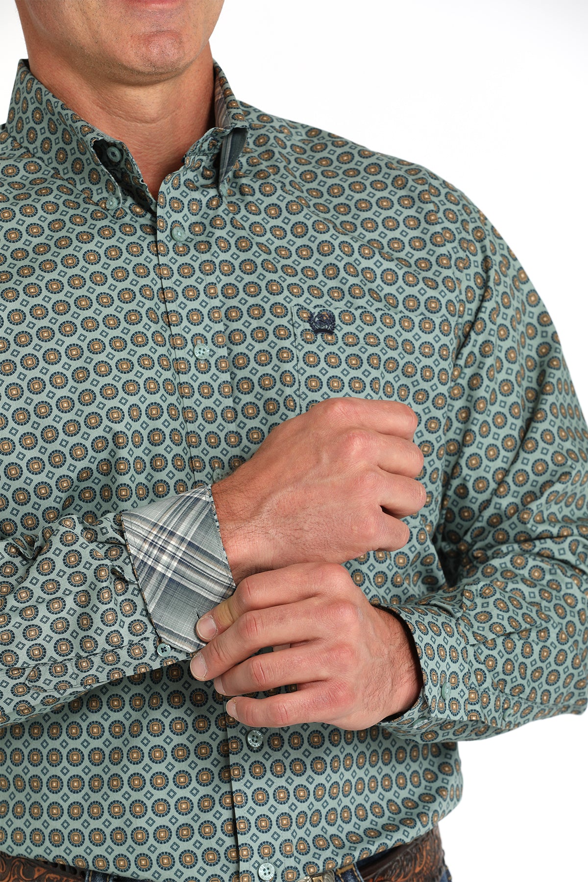 Cinch Plain Weave ~ Green - Henderson's Western Store