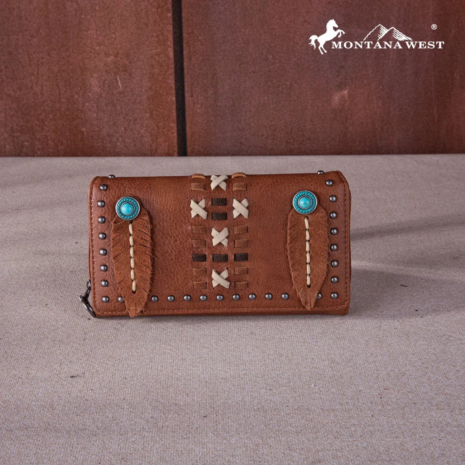 MW Feather Wallet - Henderson's Western Store
