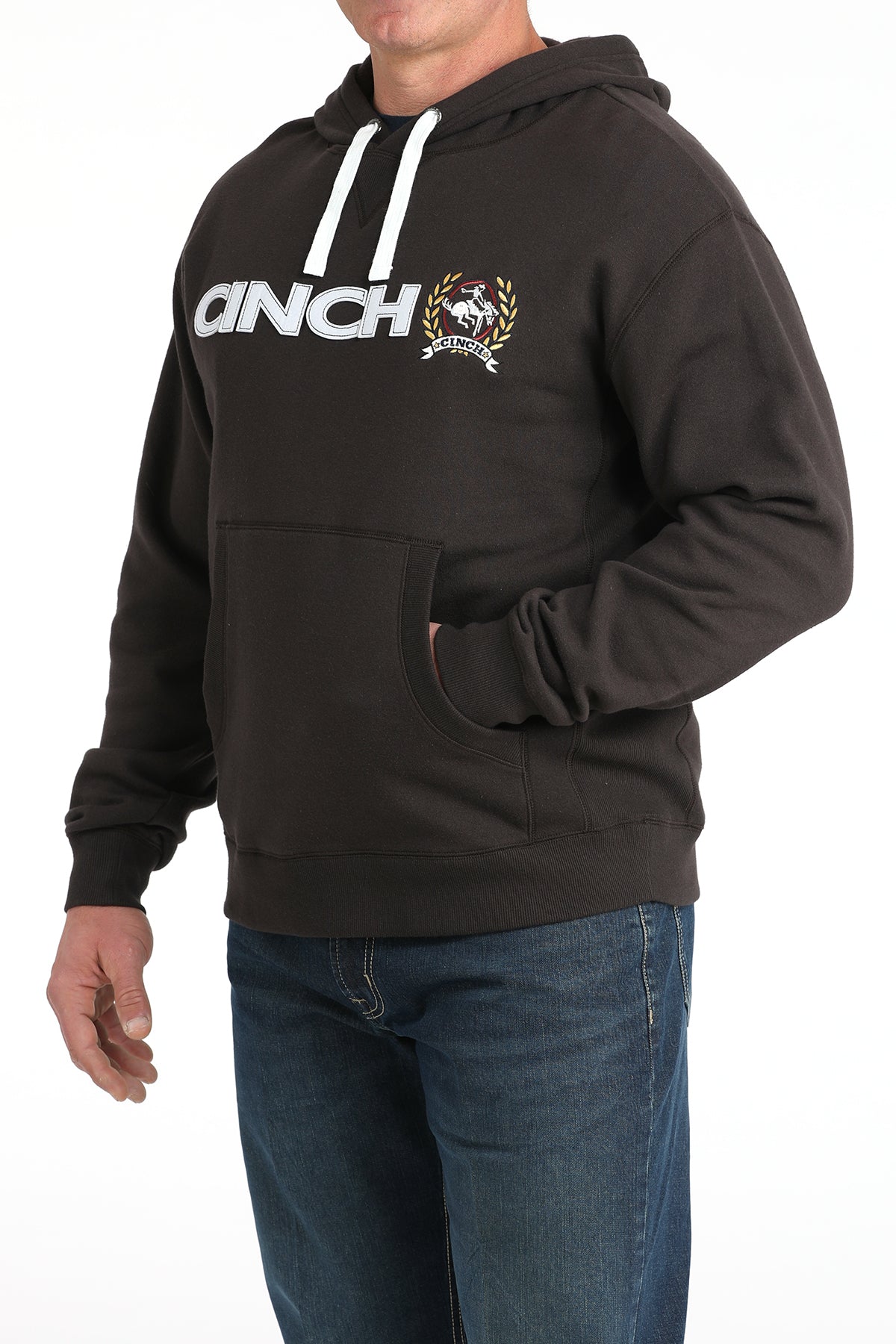 Mens Brown Hoodie by Cinch - Henderson's Western Store