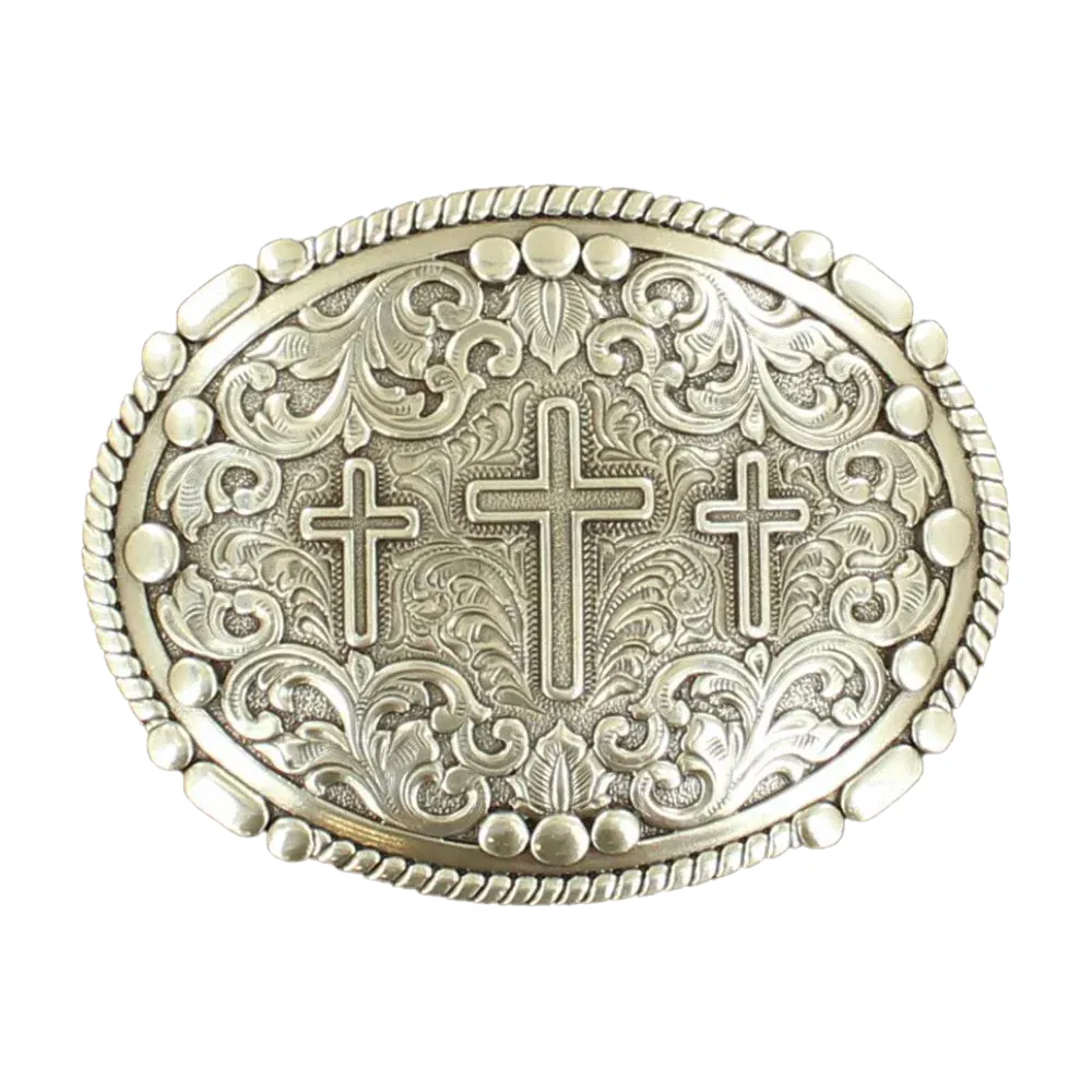 3 Cross Belt Buckle - Henderson's Western Store