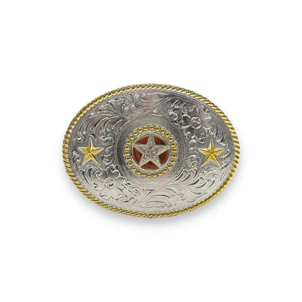 Stars Belt Buckle - Henderson's Western Store