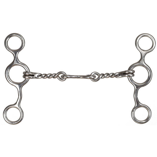 Junior Cowhorse Twisted Wire Dogbone Snaffle - Henderson's Western Store