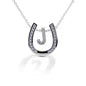 Kelly Herd Horseshoe Initial Necklace ~ J - Henderson's Western Store