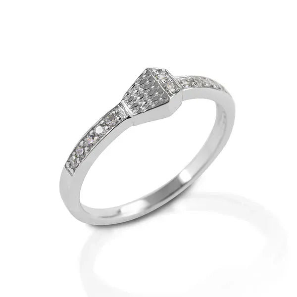Kelly Herd Pavé Horseshoe Nail Ring - Henderson's Western Store