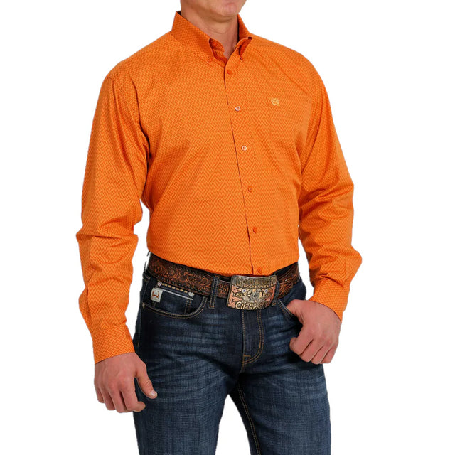 Cinch Plain Weave Orange - Size Med - Henderson's Western Store