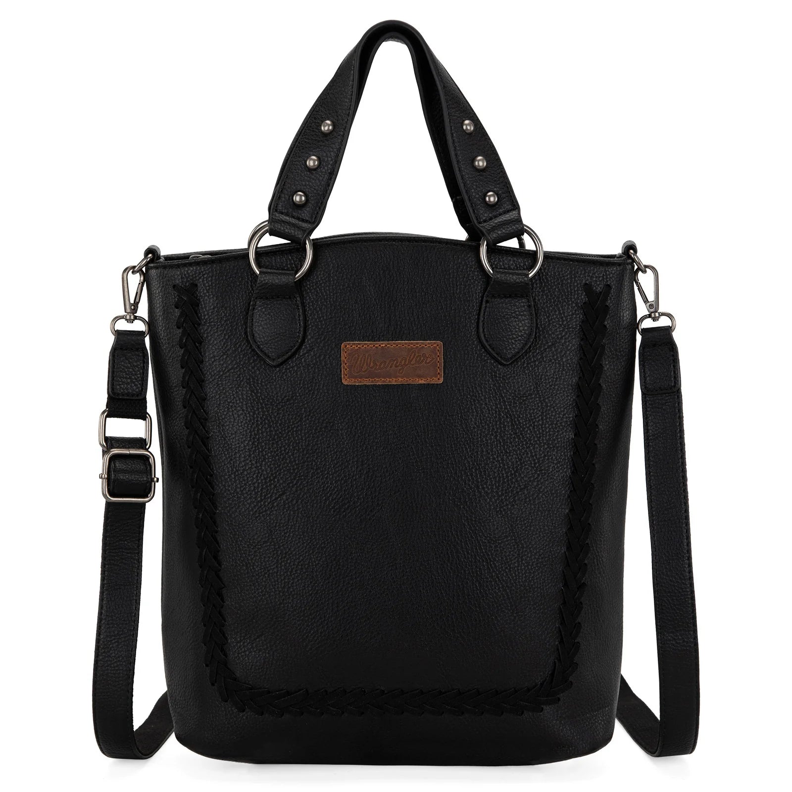 Wrangler Tote Convertible Backpack/Crossbody Bag ~ Black - Henderson's Western Store
