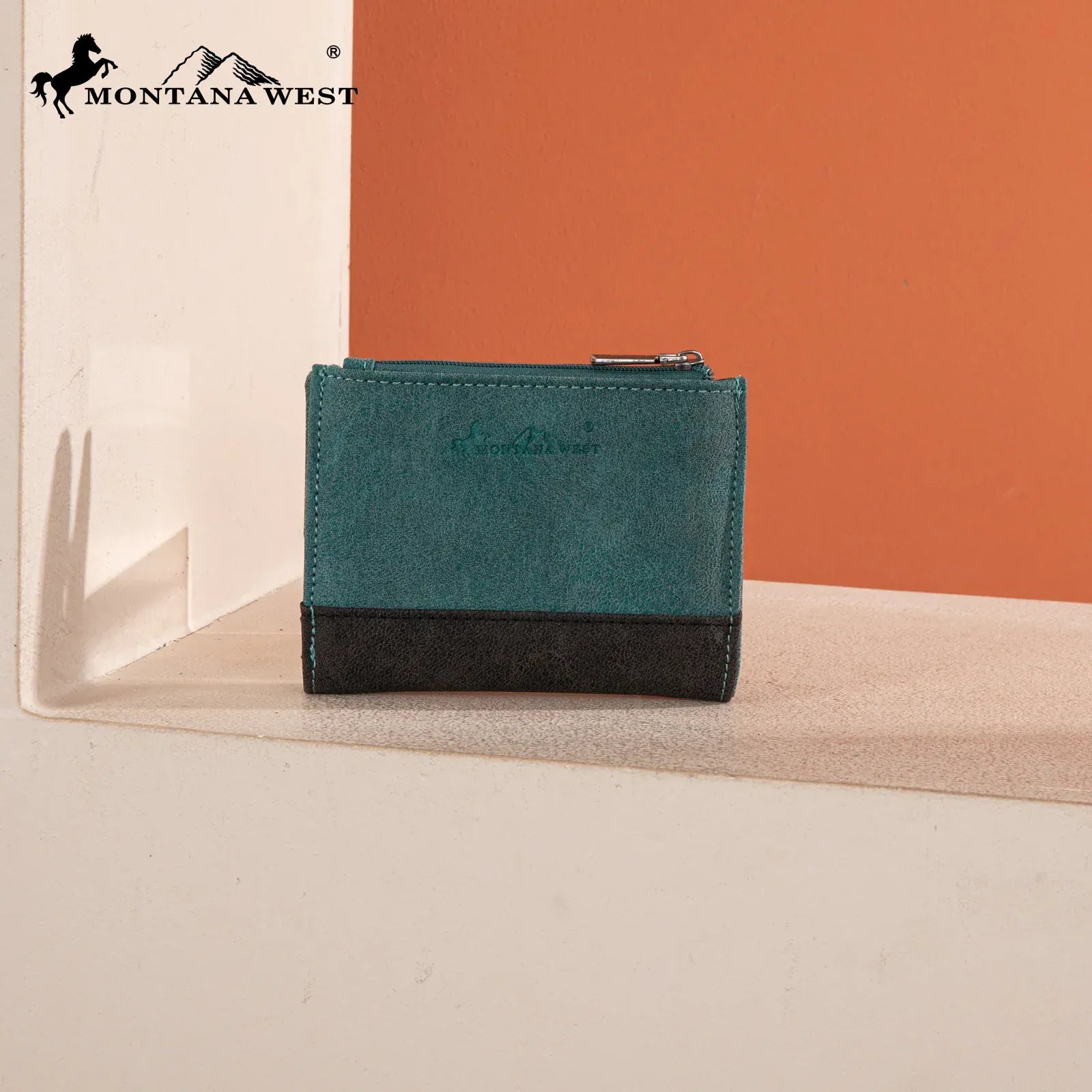 MW Embroidered Wallet ~ Turquoise - Henderson's Western Store