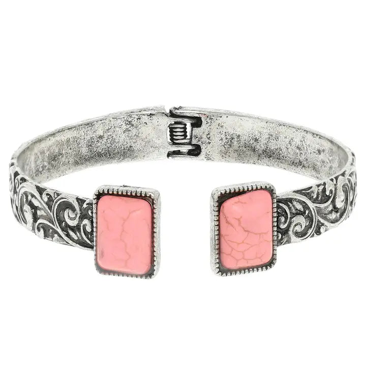 Western Filigree Hinge Bangle - Henderson's Western Store