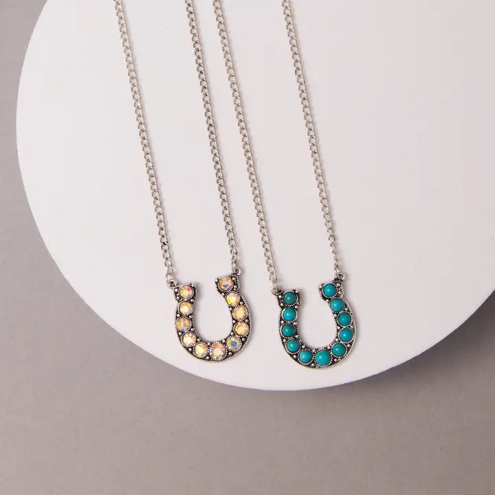 Horseshoe Pendant Necklace - Henderson's Western Store