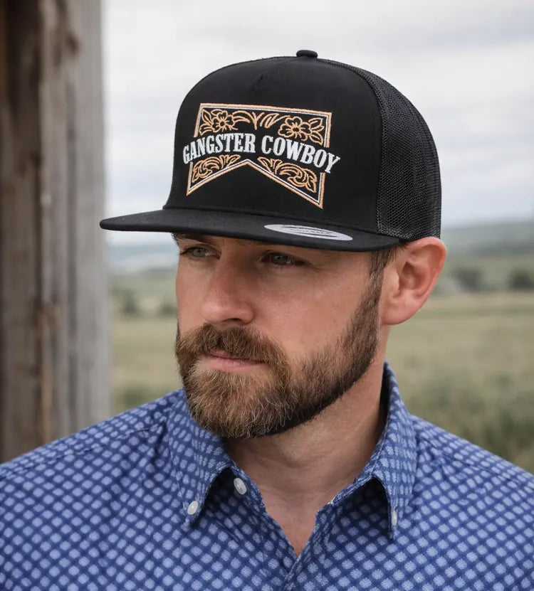 Gangster Cowboy Ball Caps