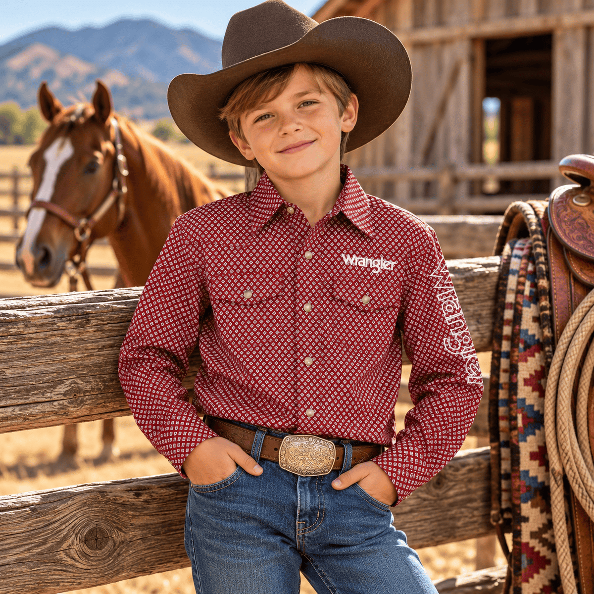 wrangler Boys Shirts