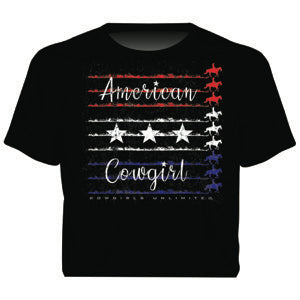 American Cowgirl Dust Flag Tee - Henderson's Western Store