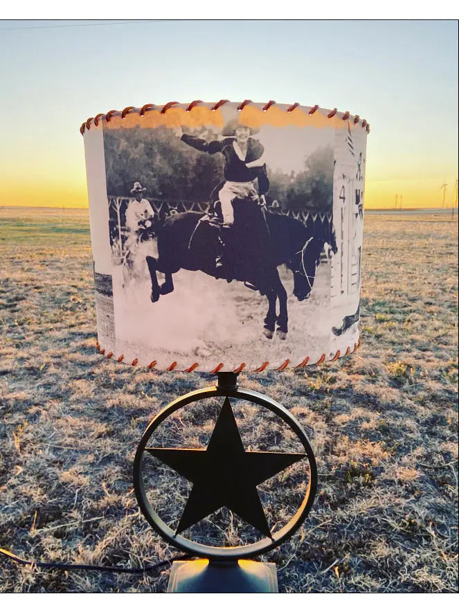 Old West Cowgirls Lampshade - Henderson's Western Store